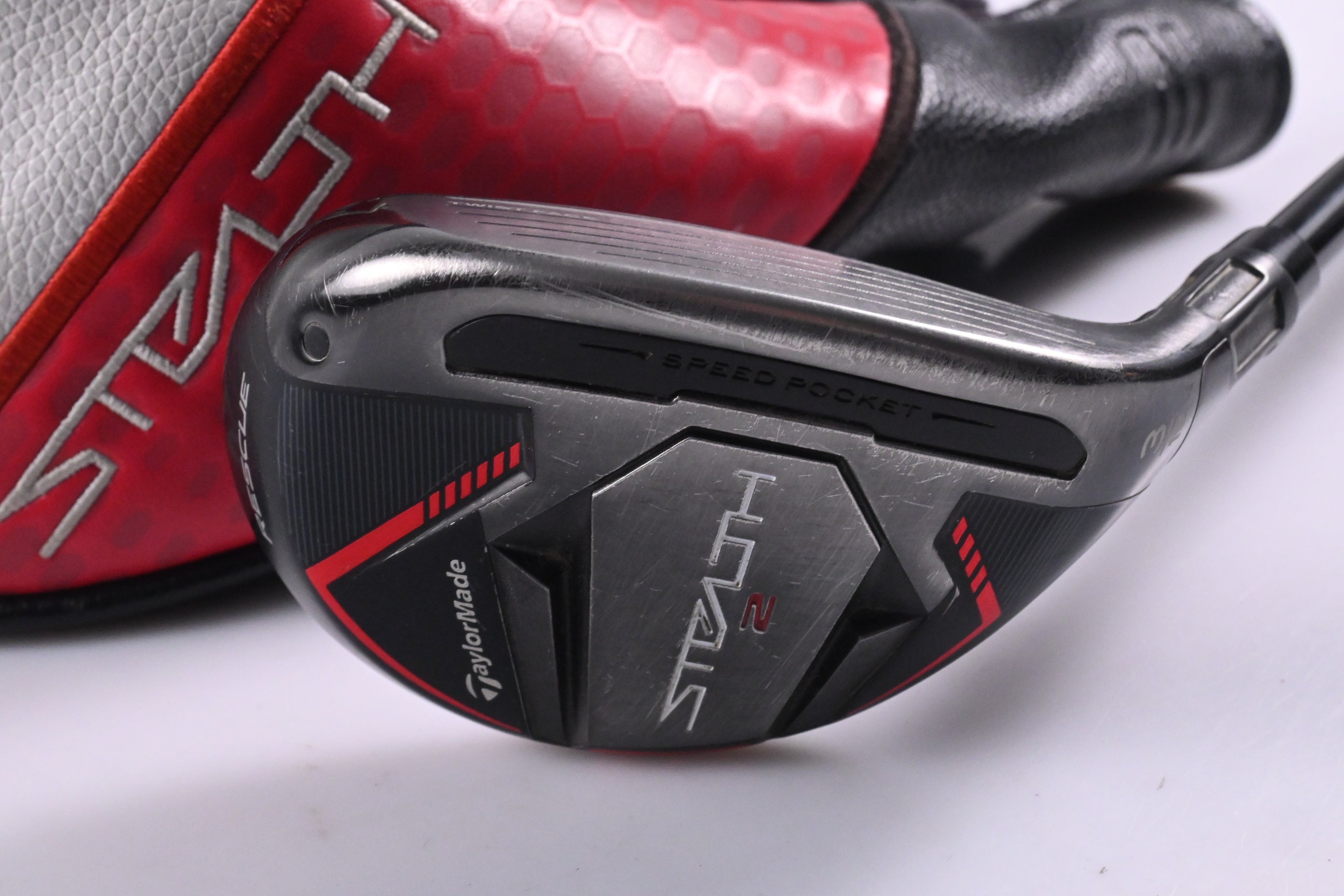 Taylormade Stealth 2 #3 Hybrid / 19 Degree / Stiff Flex HZRDUS GEN4 Black 80