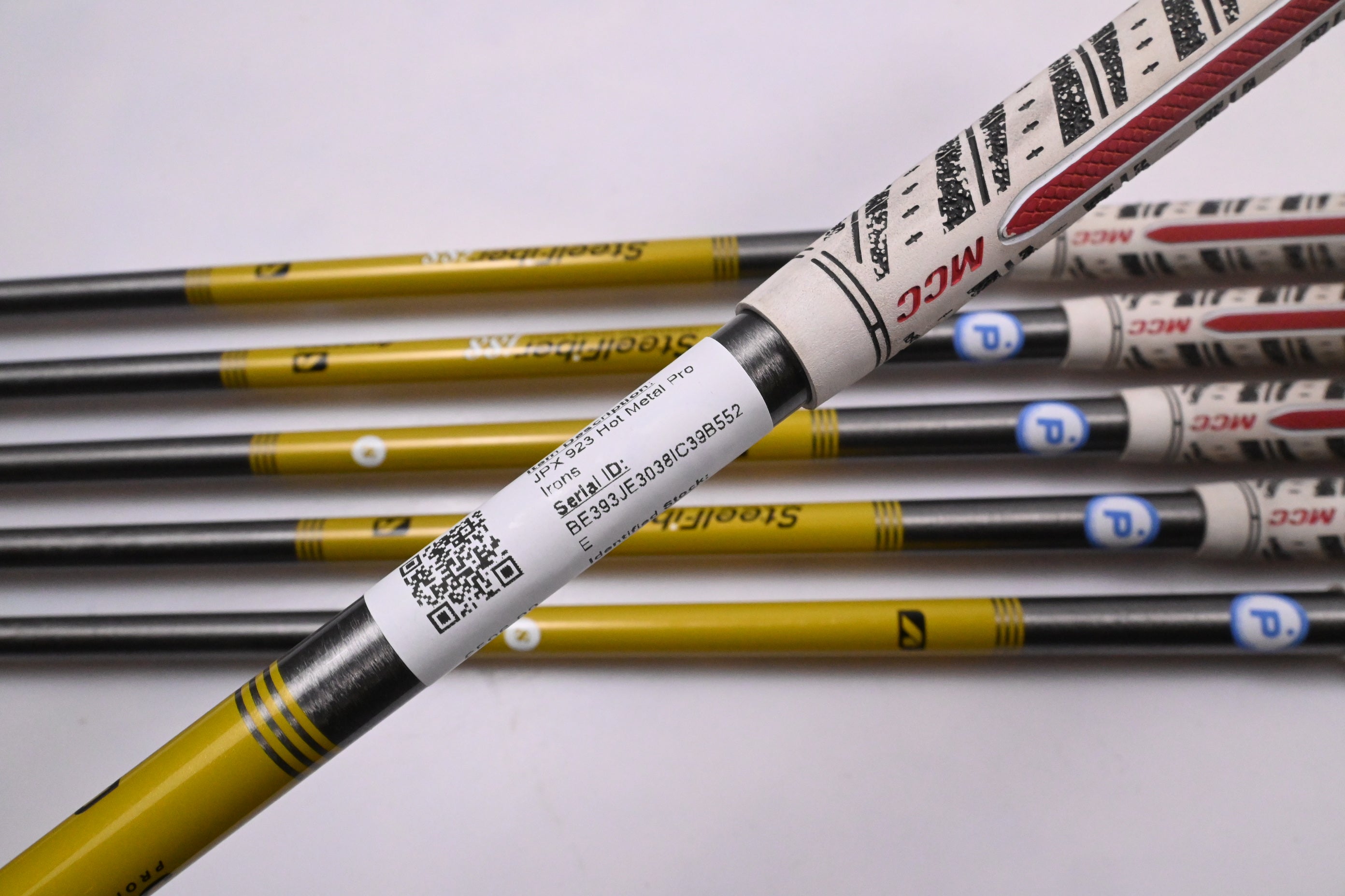 Mizuno JPX 923 Hot Metal Pro Irons / 5-PW / Stiff Flex SteelFiber J88 Shafts