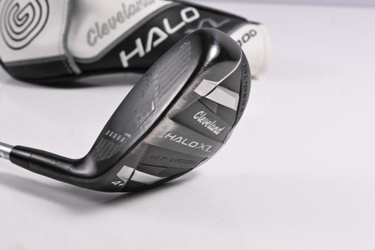 Left Hand Cleveland Halo XL Hy-Wood #4 Hybrid / 20 Degree / Regular Flex Aldila Ascent 40 Shaft