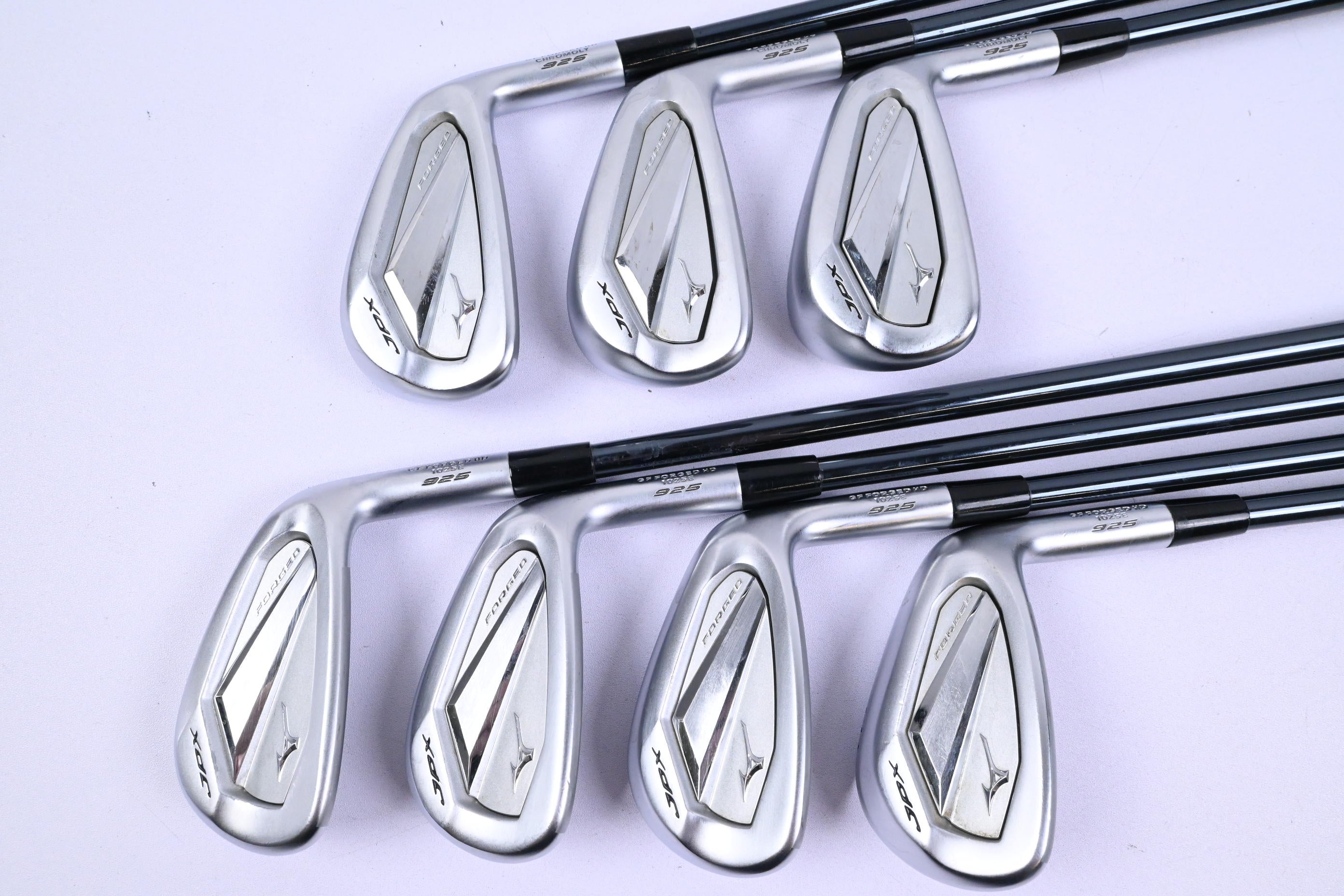 Mizuno JPX 925 Forged Irons / 5-PW+GW / Senior Flex Recoil Dart ESX 60 Shafts