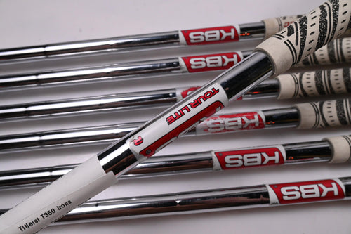 Titleist T350 Irons / 5-PW+48° / Regular Flex KBS Tour Lite Shafts