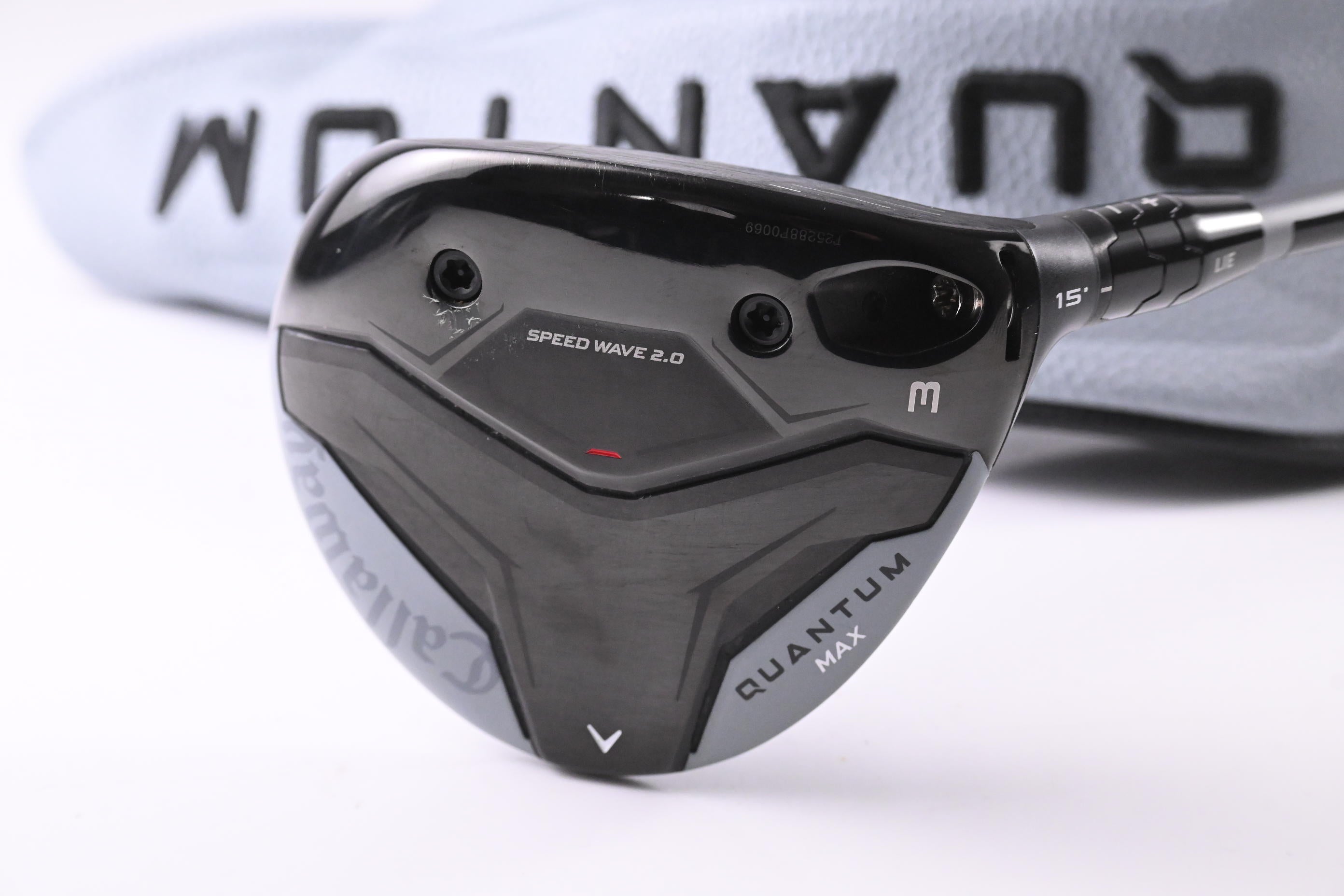 Callaway Quantum Max #3 Wood / 15 Degree / Stiff Flex Denali Frost Silver 60