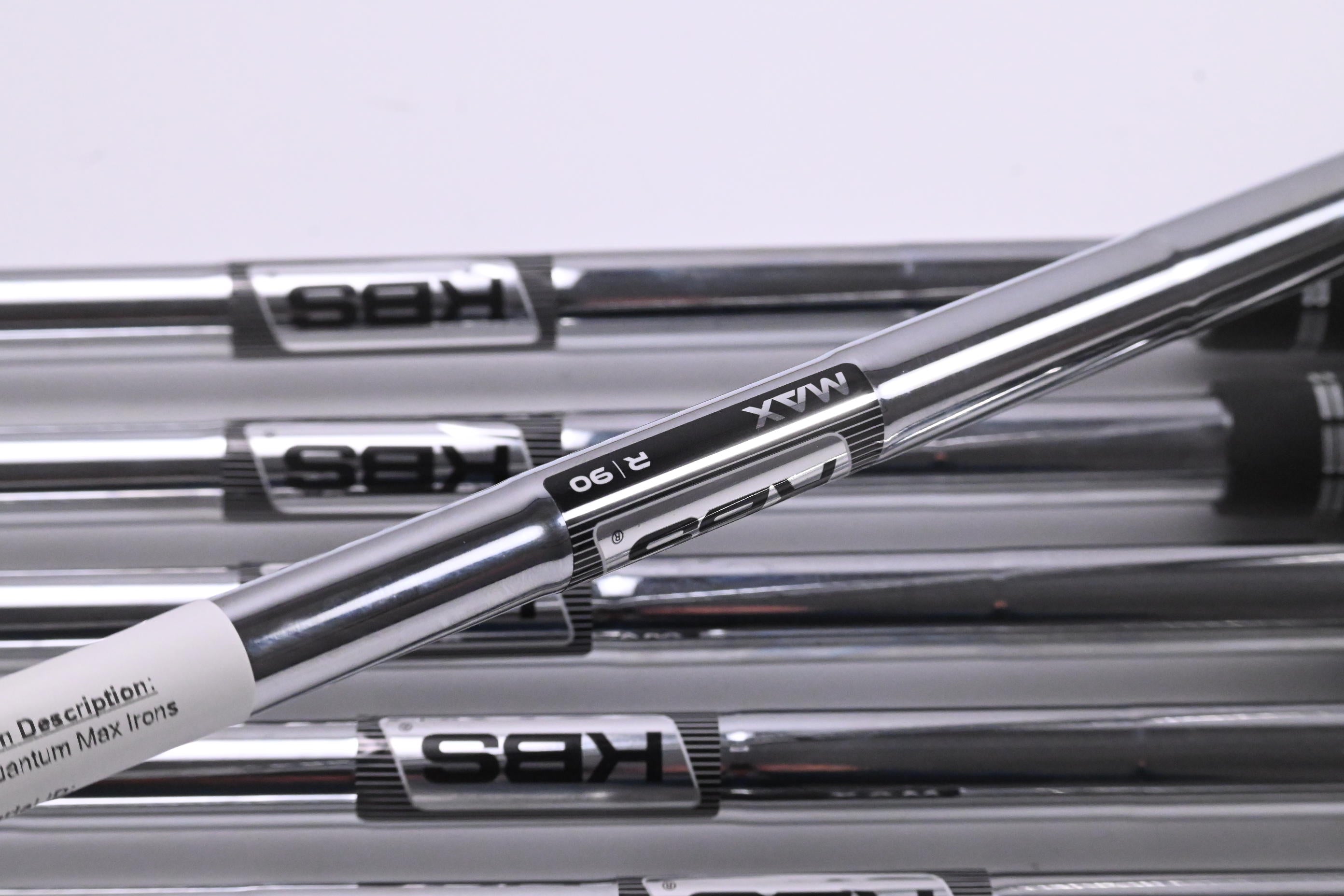 Callaway Quantum Max Irons / 5-PW / Regular Flex KBS MAX 90 Shafts