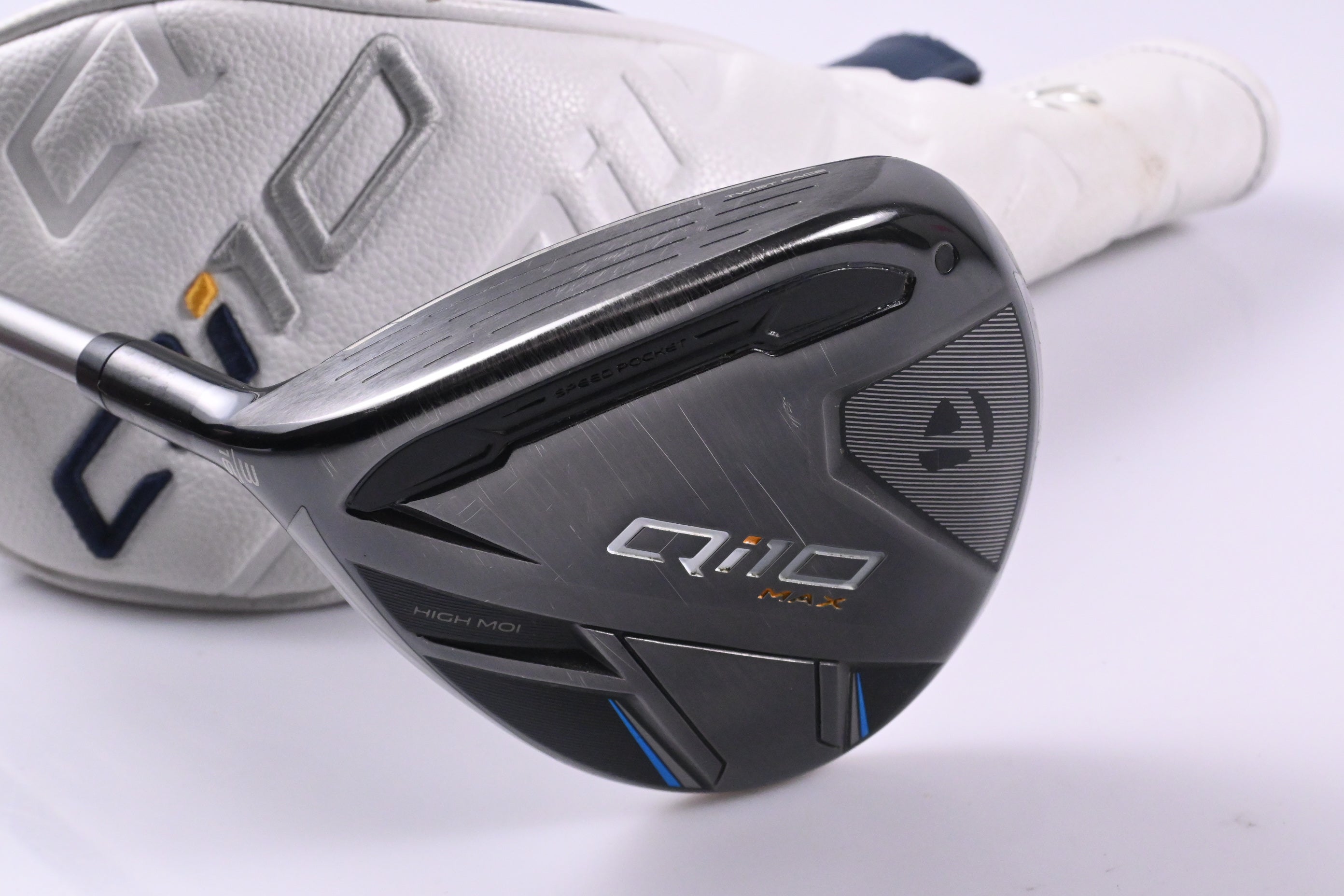 Left Hand Taylormade Qi10 Max #3 Wood / 16 Degree / Regular Flex Speeder NX 50