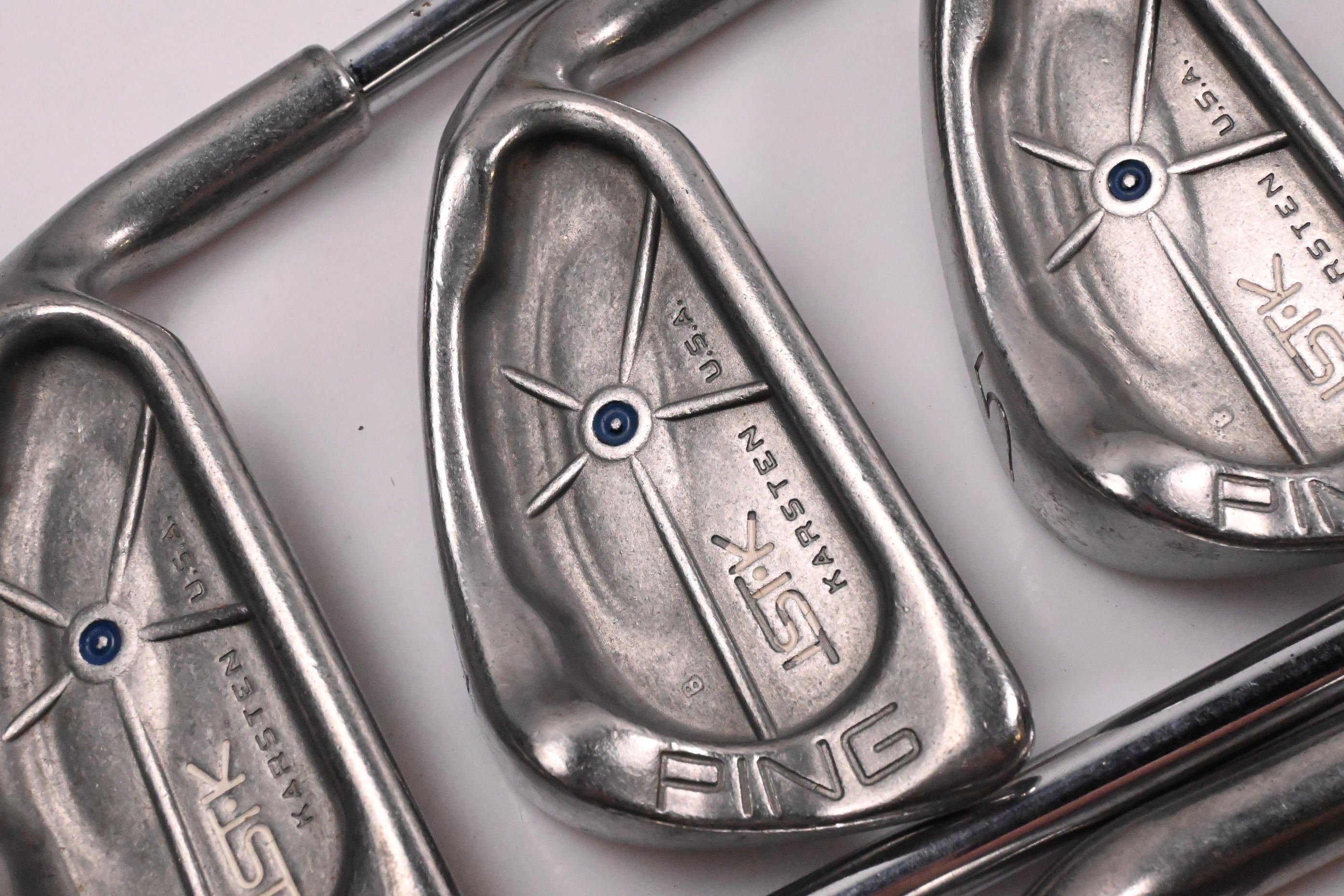 Ping ISI-K Irons / 3-9I+SW / Blue Dot / Regular Flex Ping Kushin Steel Shafts