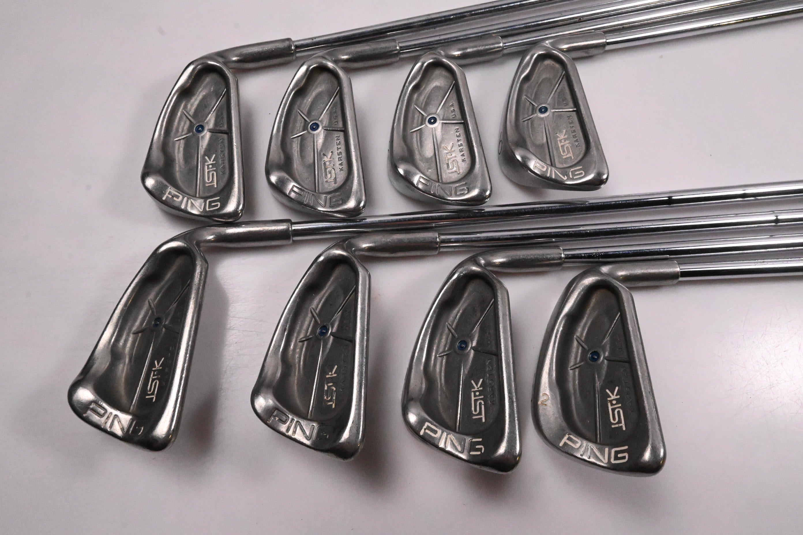 Ping ISI-K Irons / 3-9I+SW / Blue Dot / Regular Flex Ping Kushin Steel Shafts