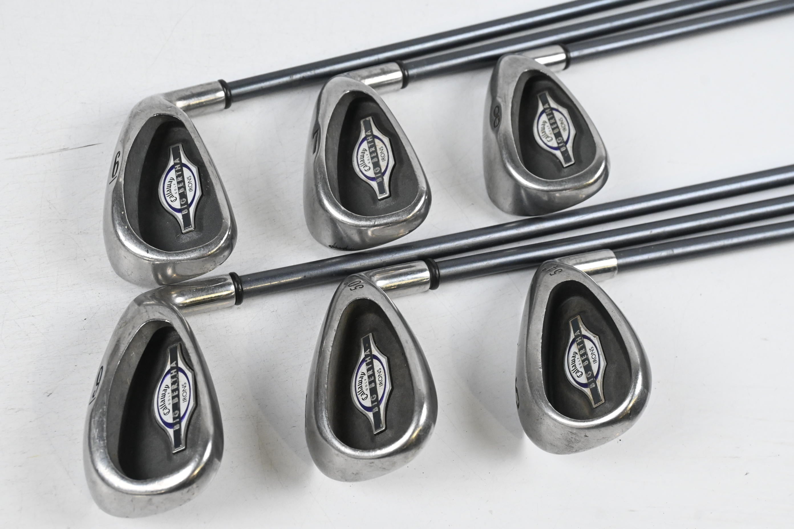 Ladies Callaway Big Bertha 2002 Irons / 6-PW+SW / Ladies Flex RCH 65 Shafts