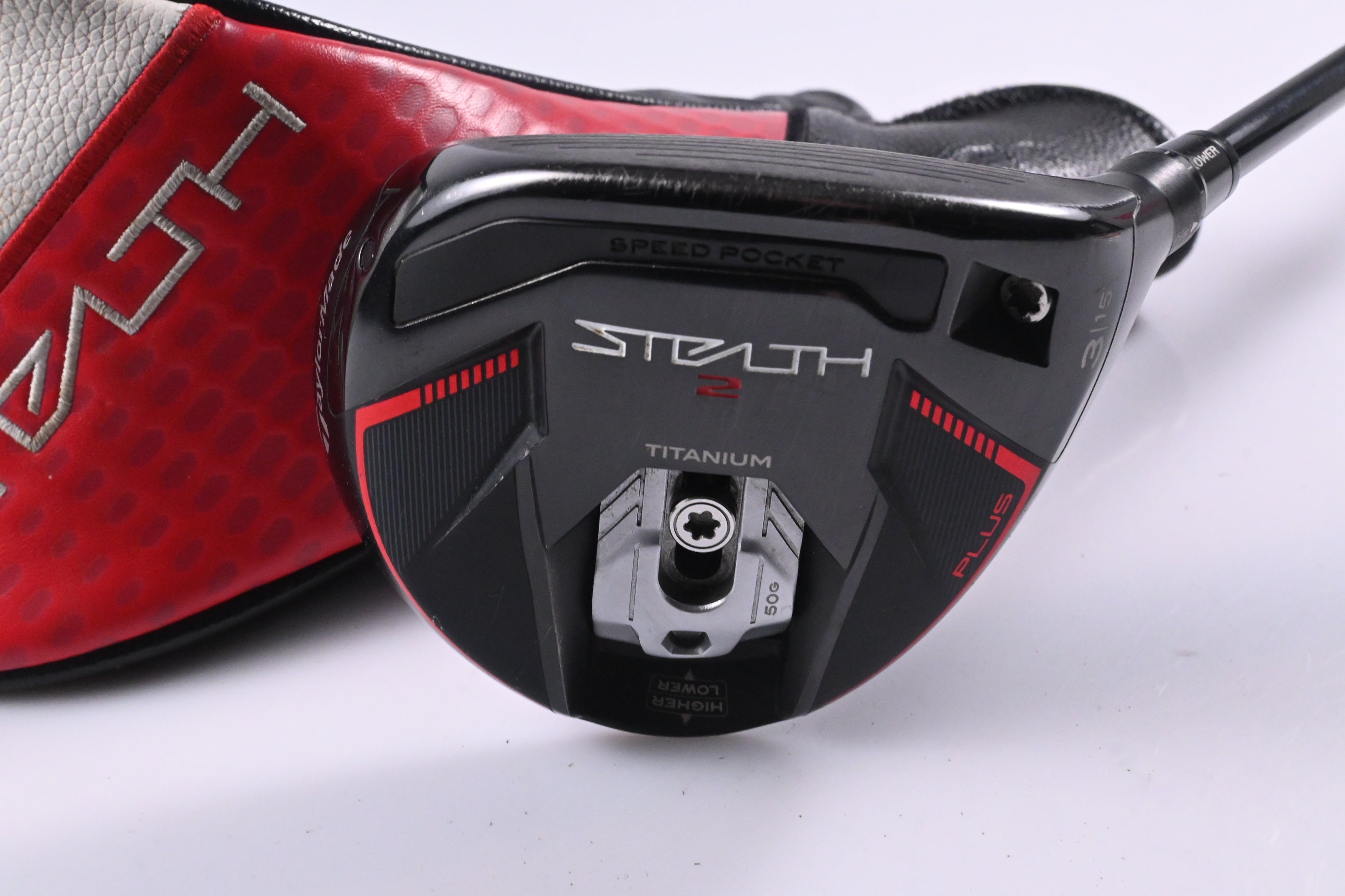 Taylormade Stealth 2 Plus #3 Wood / 15 Degree / Stiff Flex Kai'li Red 75 Shaft