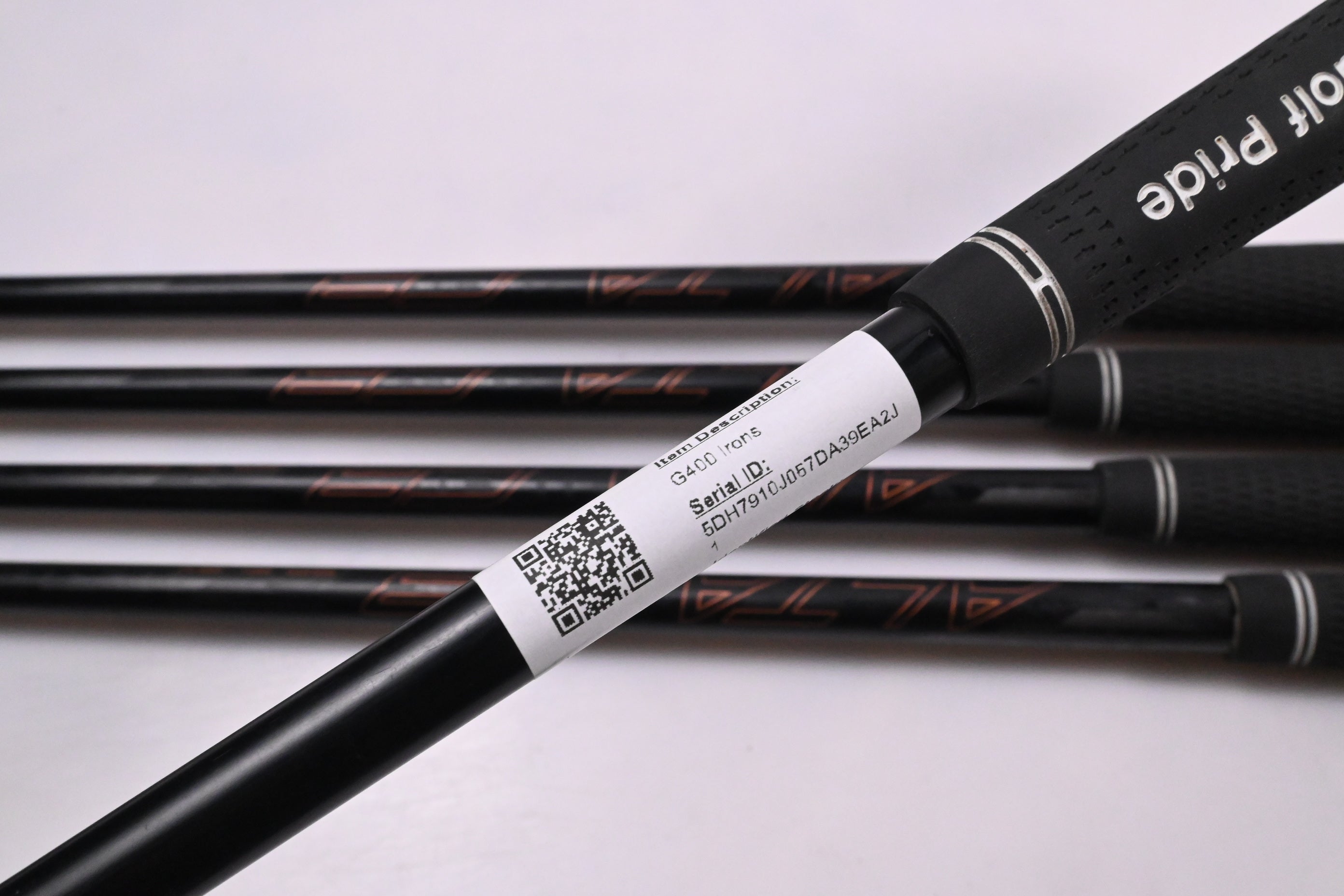 Ping G400 Irons / 7-PW+SW / Orange Dot / Senior Flex Ping Alta CB AWT Shafts