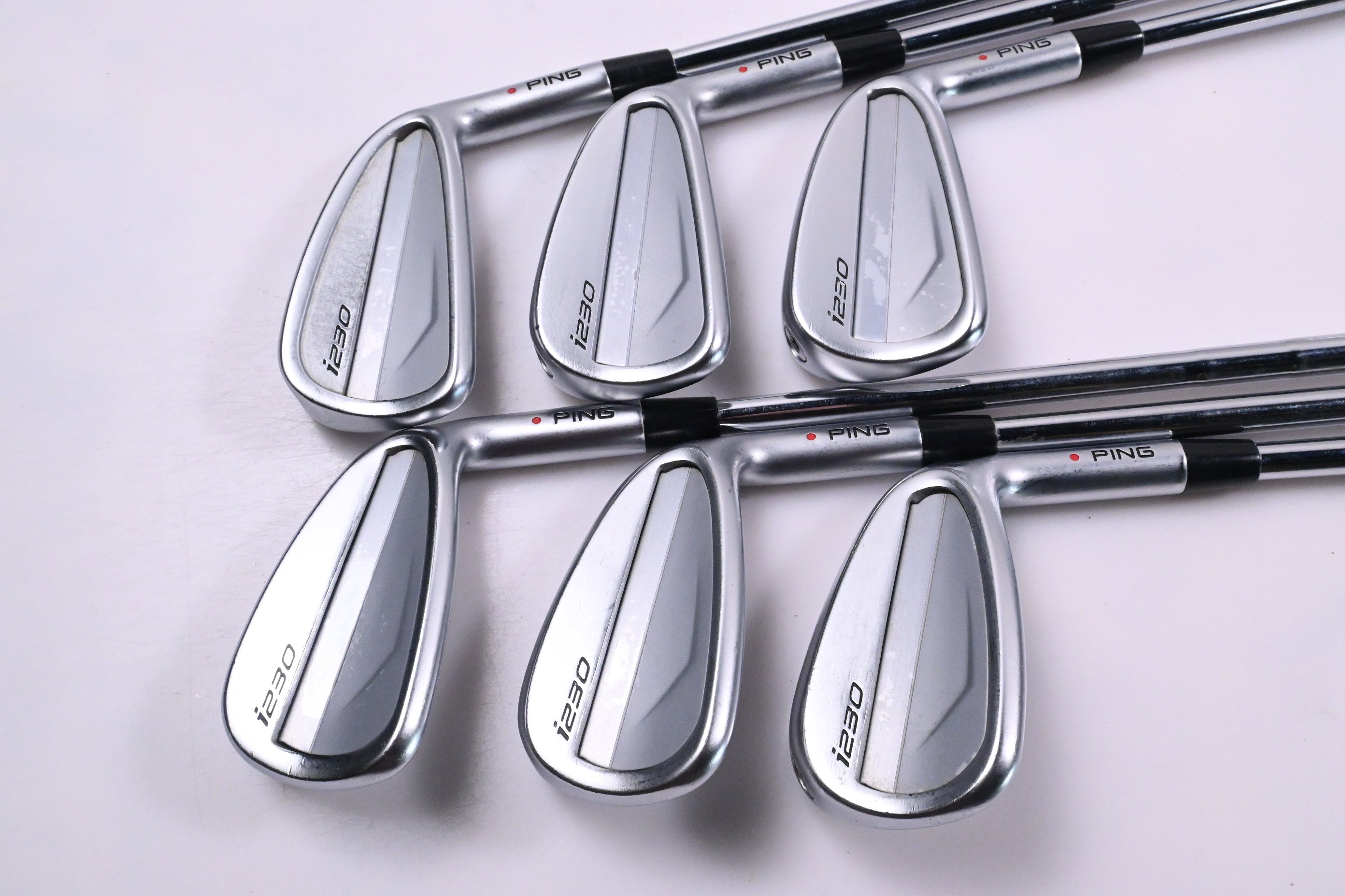 Ping i230 Irons / 5-PW / Red Dot / Regular Flex KBS Tour 110 JI AMW Shafts