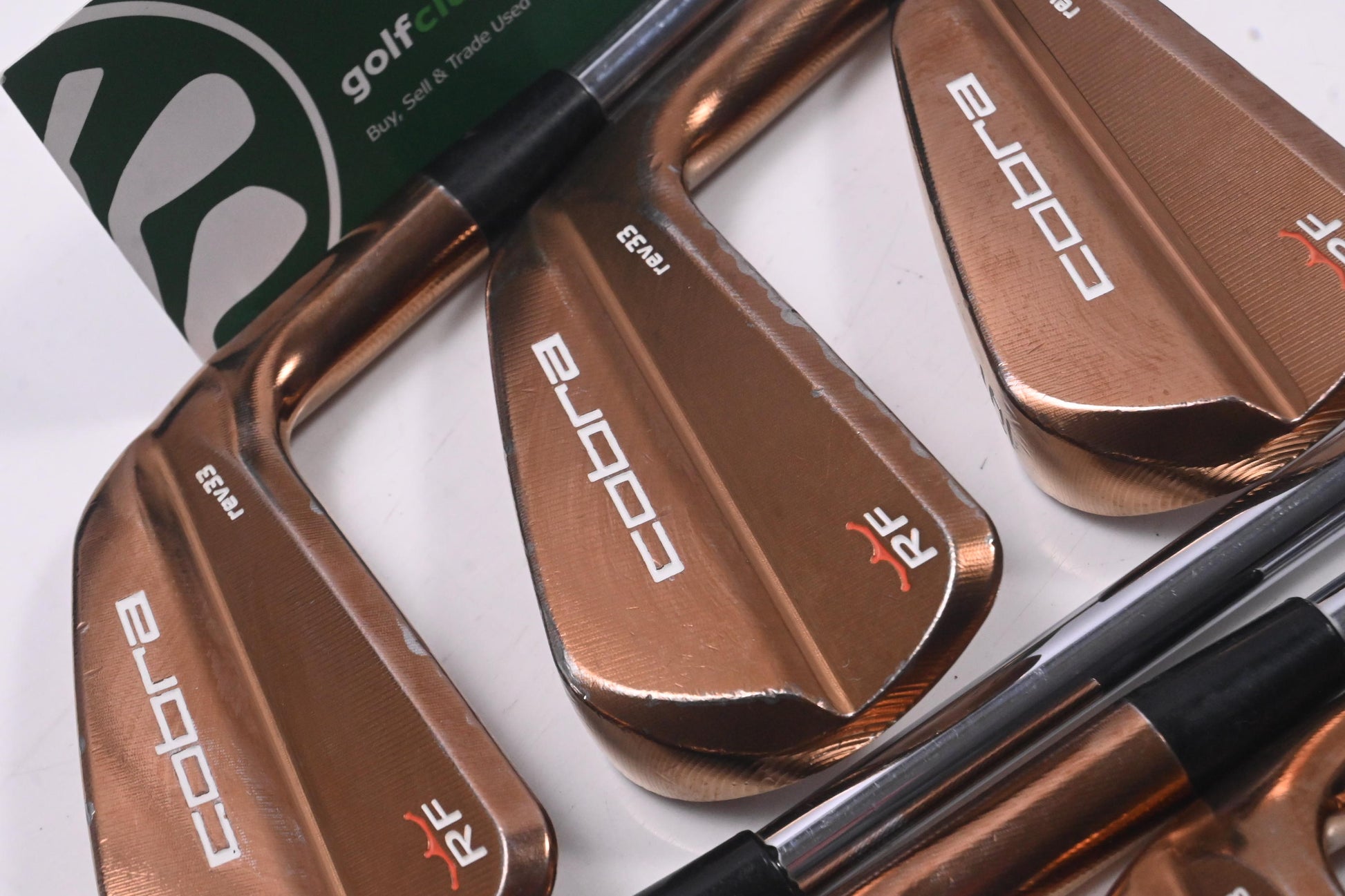 Cobra RF REV33 Irons / 4-PW / TX-Flex Project X Shafts