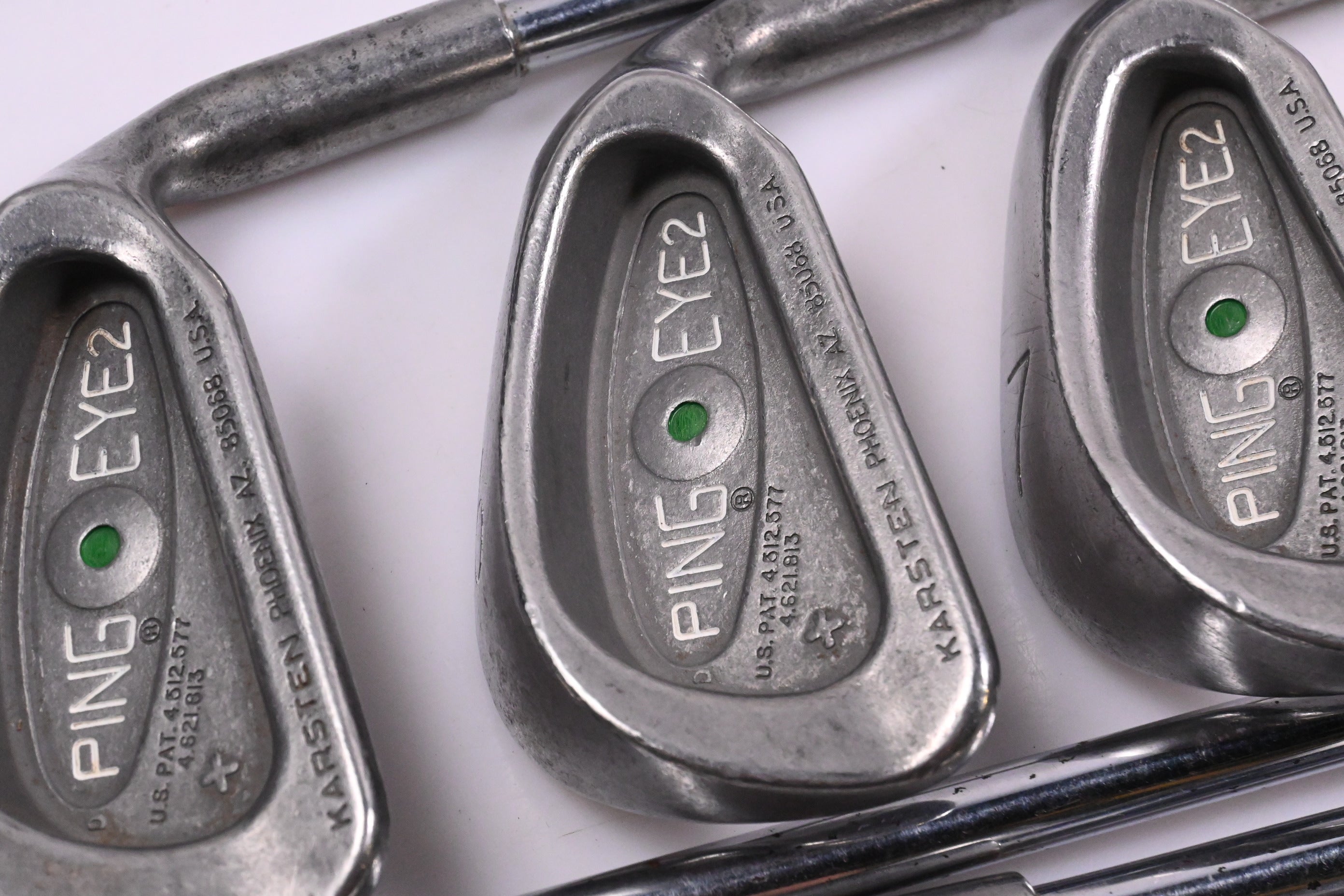 Ping Karsten Eye 2+ Irons / 5-PW+SW / Green Dot / Stiff Flex Ping ZZ Lite Shafts