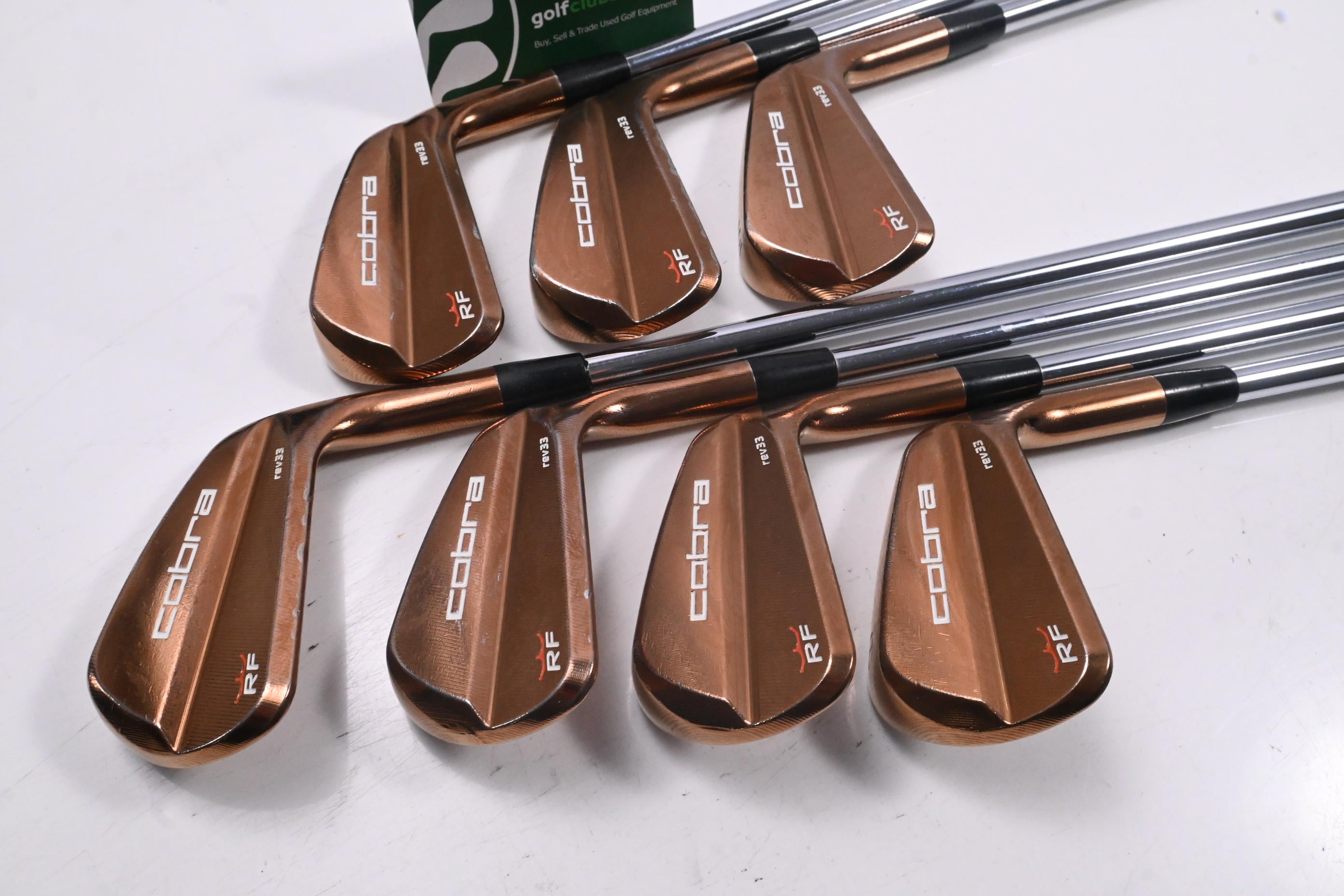 Cobra RF REV33 Irons / 4-PW / TX-Flex Project X Shafts