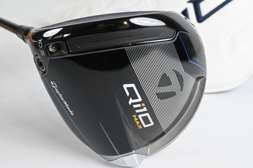 Left Hand Taylormade Qi10 Max Driver / 10.5 Degree / Stiff Flex Air Speeder 45