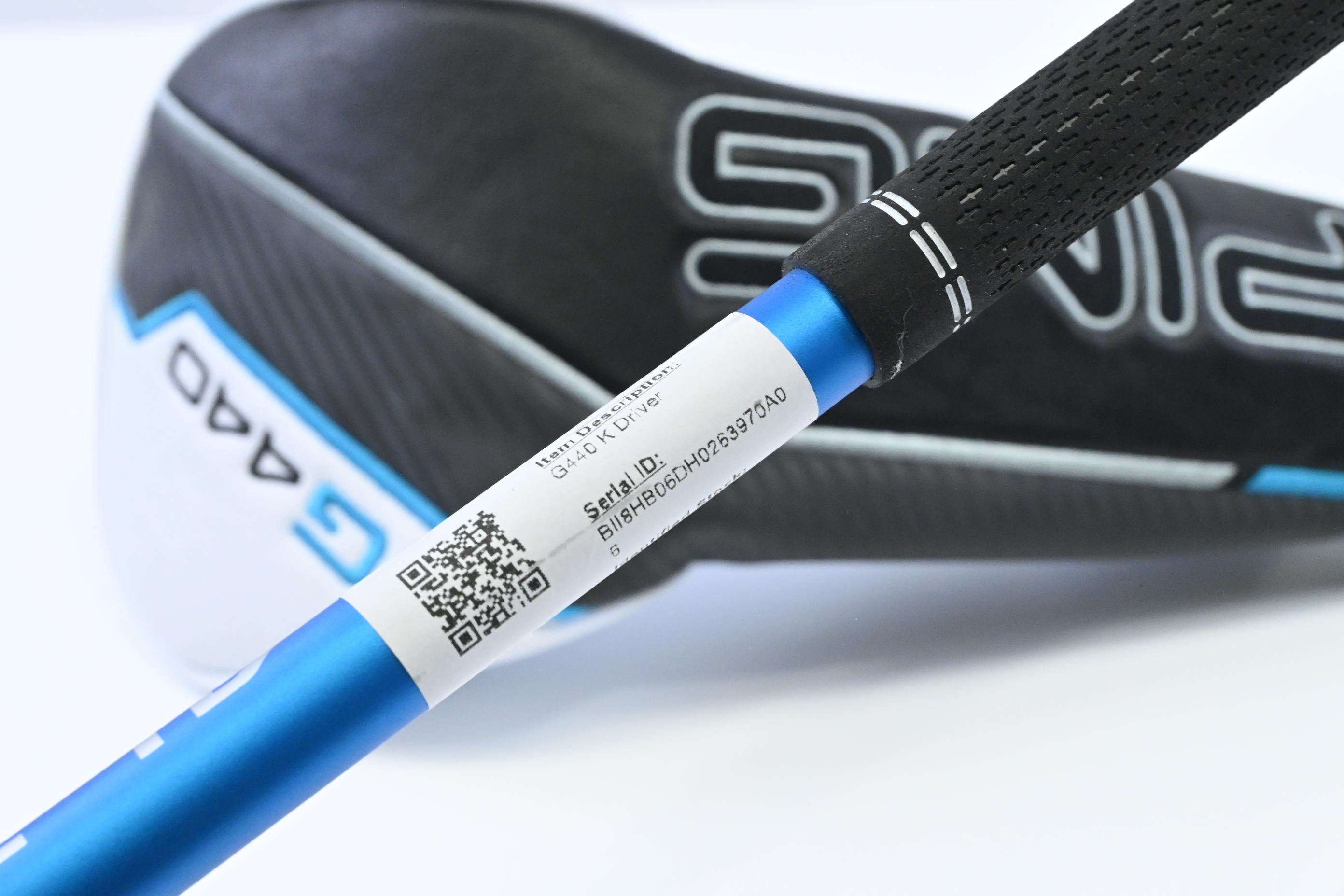 Ping G440 K Driver / 10.5 Degree / Stiff Flex Ping Alta CB Blue 50 Shaft