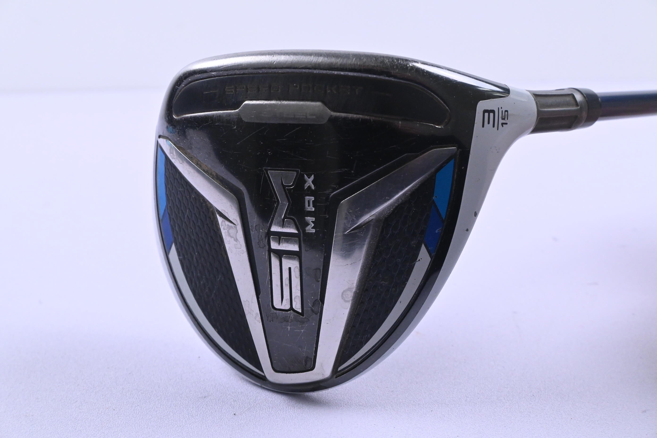 Taylormade SIM Max #3 Wood / 15 Degree / Regular Flex Ventus Blue 5 Shaft