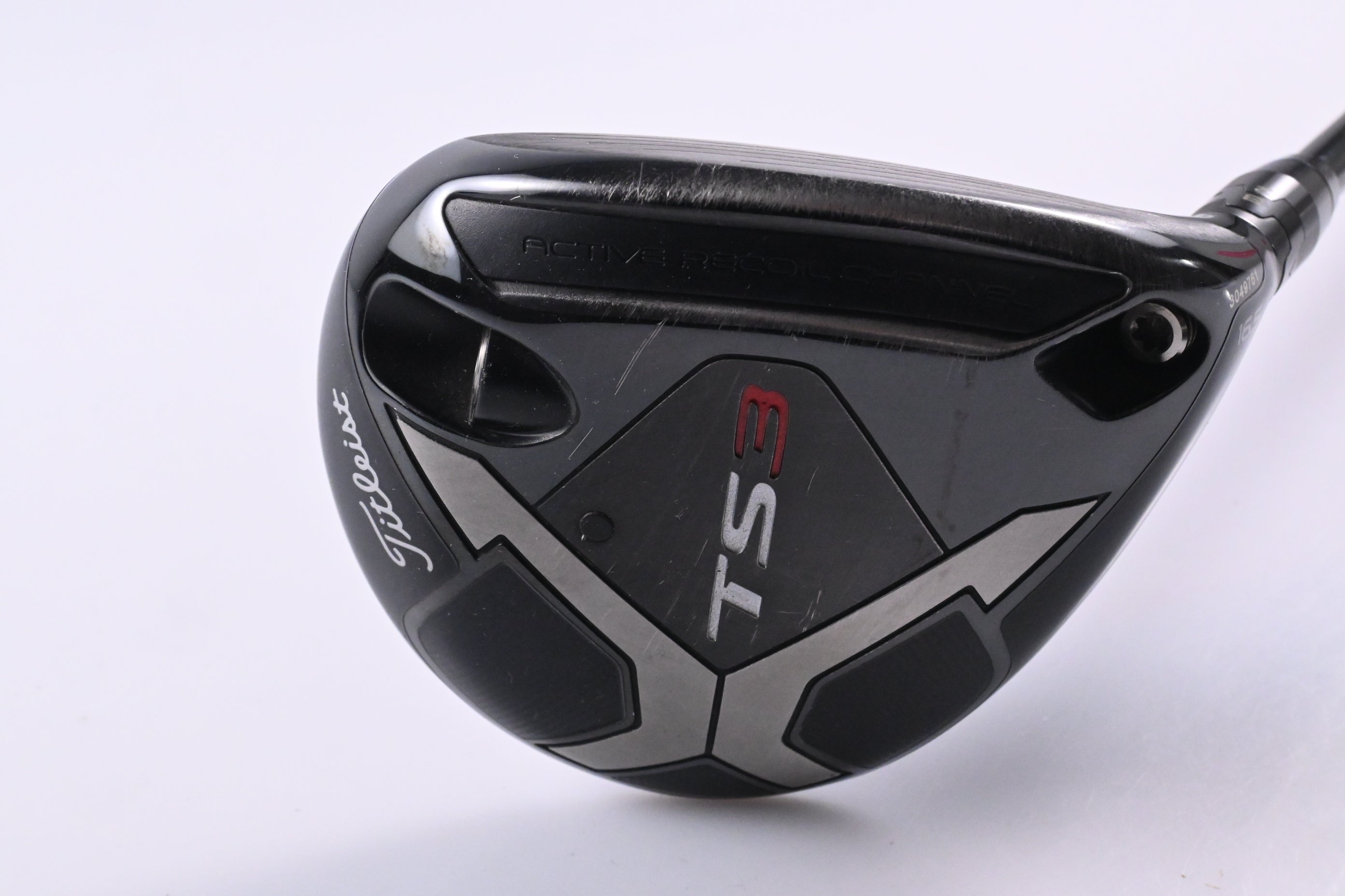 Titleist TS3 #3 Wood / 16.5 Degree / Stiff Flex Hzrdus Smoke RDX Black 70