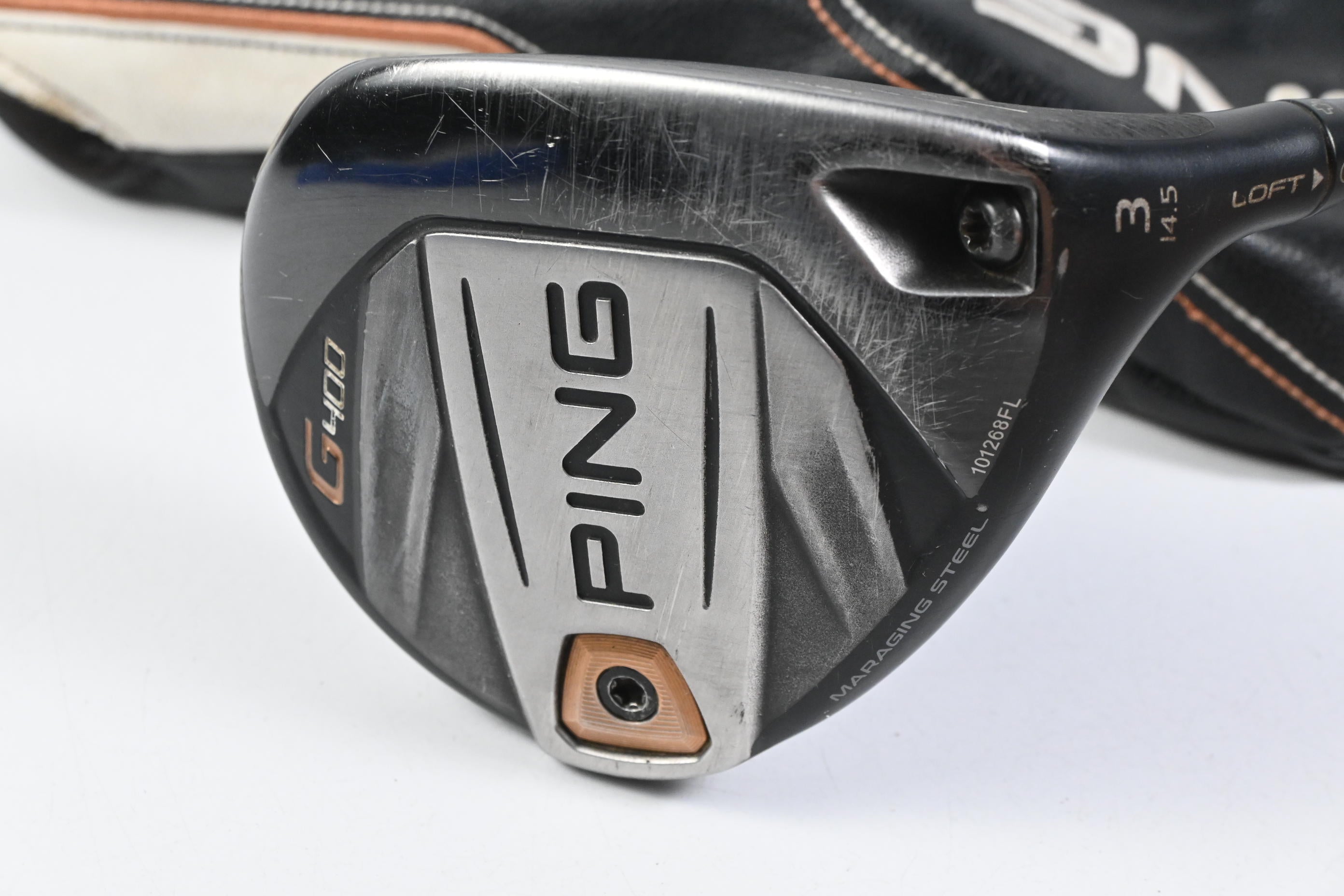Ping G400 #3 Wood / 14.5 Degree / Stiff Flex Ping Tour Chrome 75 Shaft