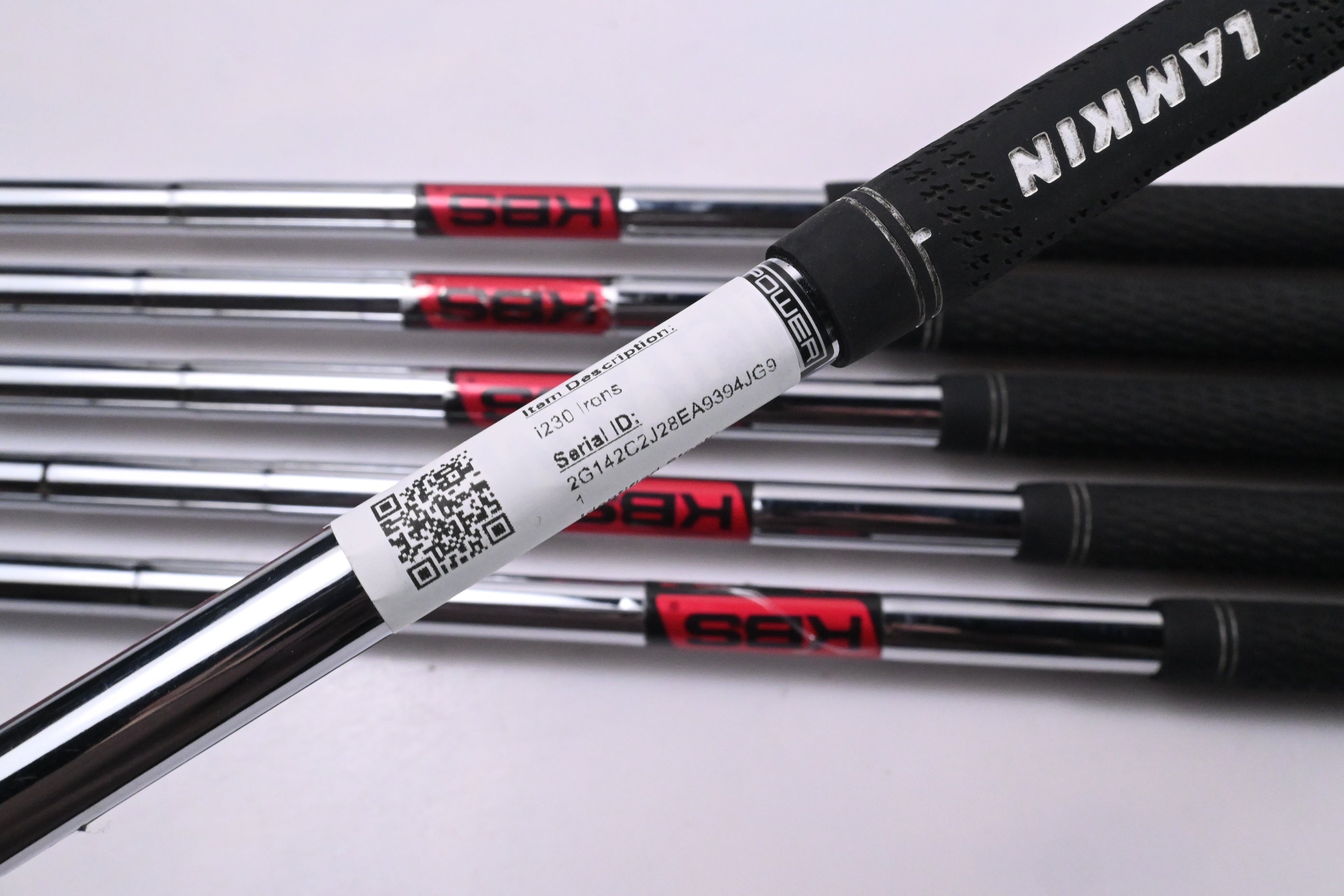 Ping i230 Irons / 5-PW / Red Dot / Regular Flex KBS Tour 110 JI AMW Shafts