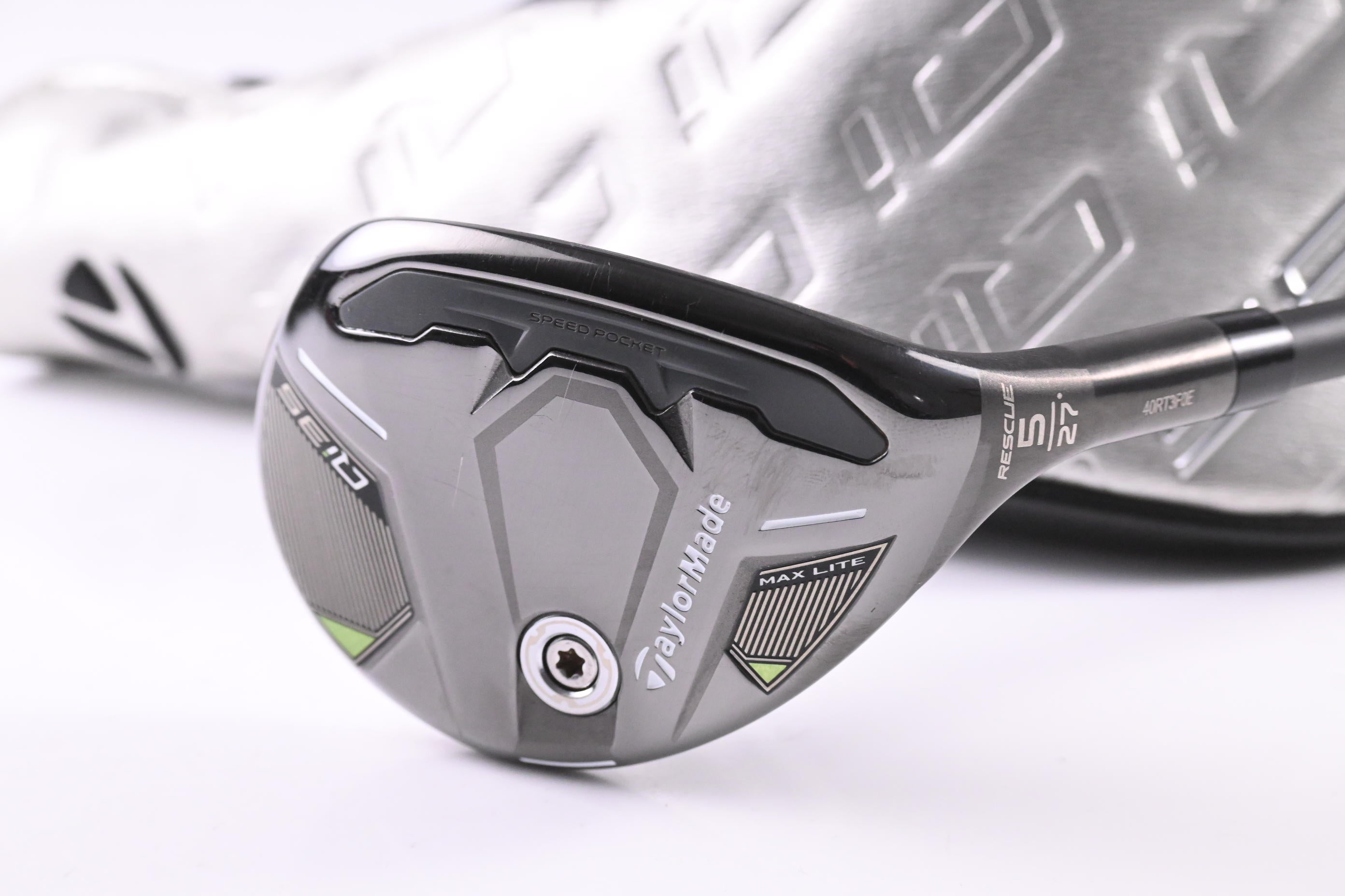 Taylormade Qi35 Max Lite #5 Hybrid / 27 Degree / Senior Flex Vanquish 5 Shaft