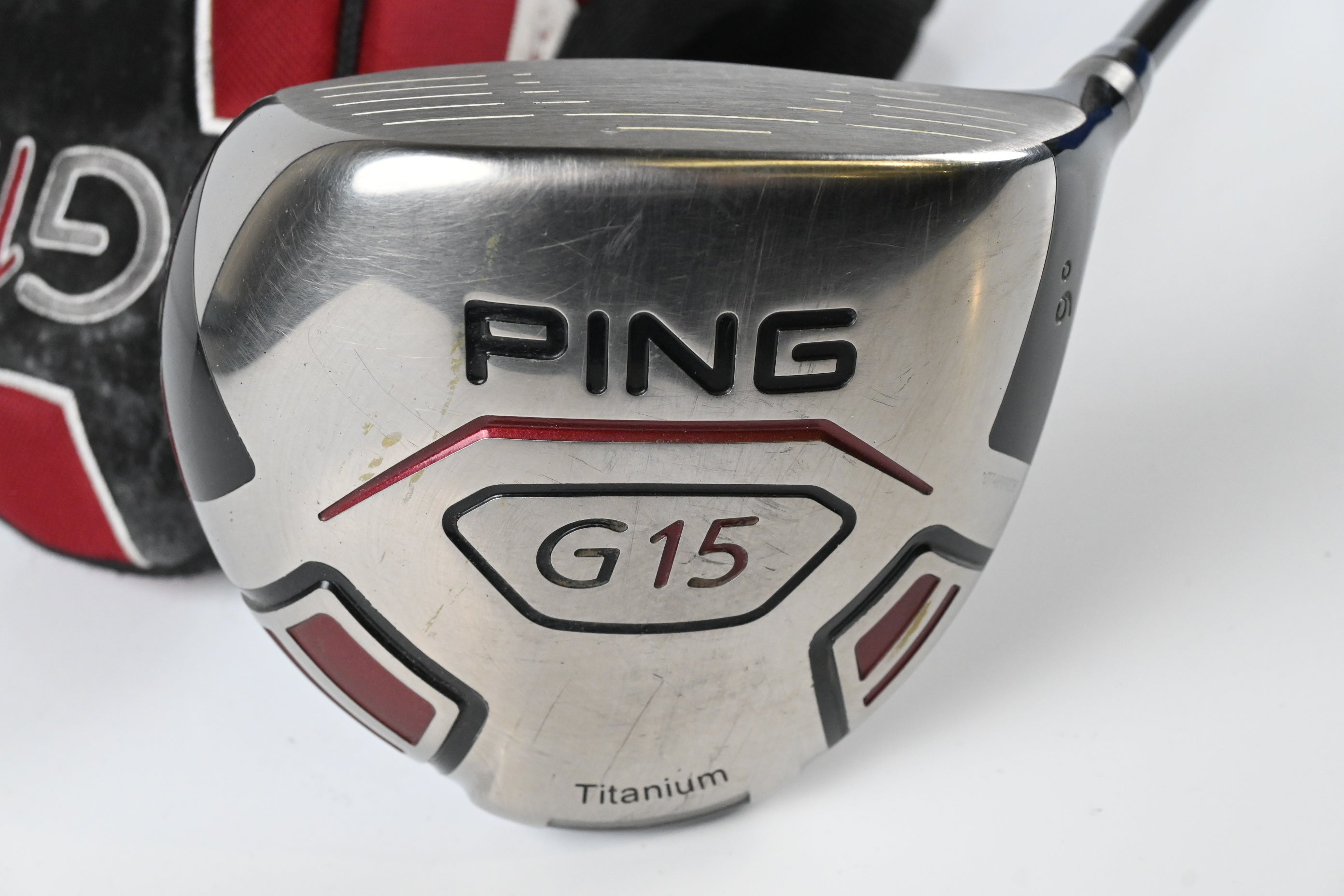 Ping G15 Driver / 9 Degree / Stiff Flex Aldila Serrano 60 Shaft