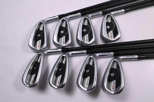 Ping G400 Irons / 5-PW+GW+SW / Black Dot / Regular Flex Ping Alta CB Shafts