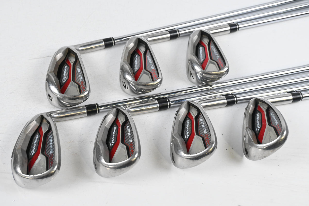 Taylormade Aeroburner Irons / 5-PW+SW / Regular Flex Aero Burner Shafts