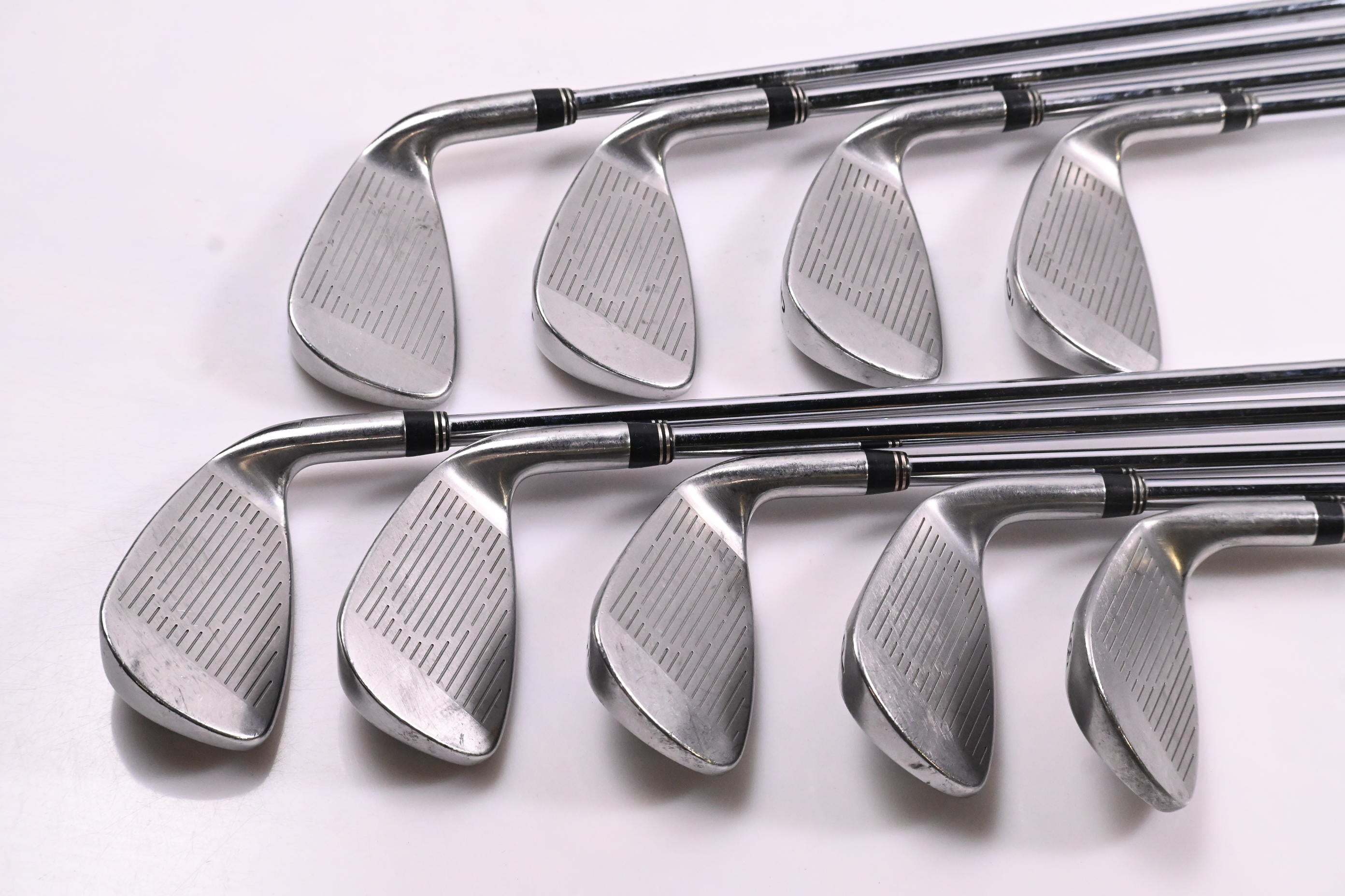 Left Hand King Cobra SS Irons / 3-PW+SW / Regular Flex Cobra 105 Shafts