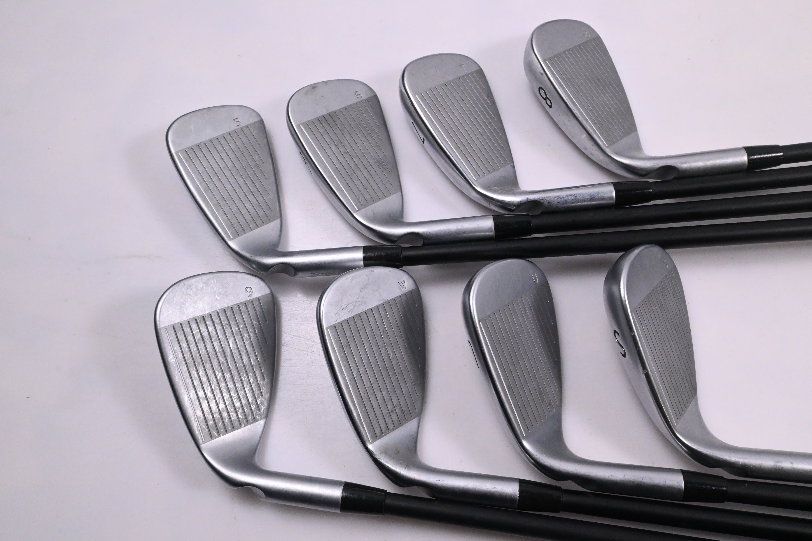 Ping G400 Irons / 5-PW+GW+SW / Black Dot / Regular Flex Ping Alta CB Shafts