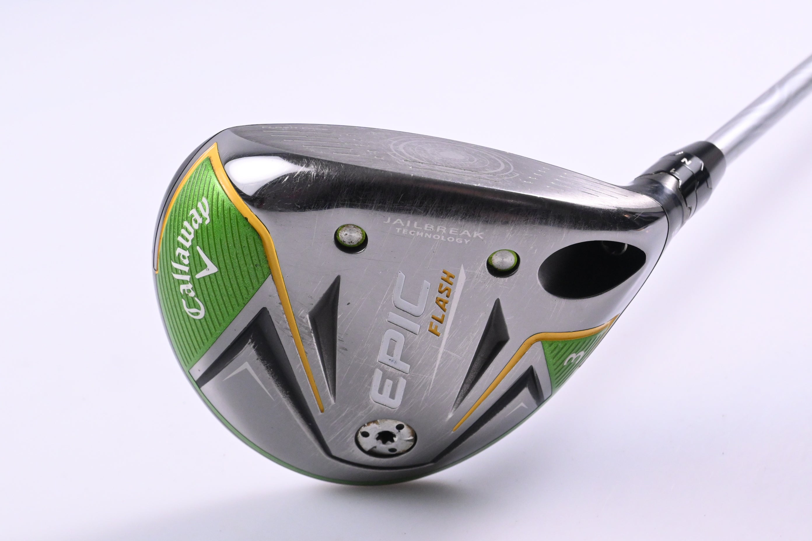 Callaway Epic Flash #3 Wood / 15 Degree / Regular Flex Evenflow Green 65 Shaft