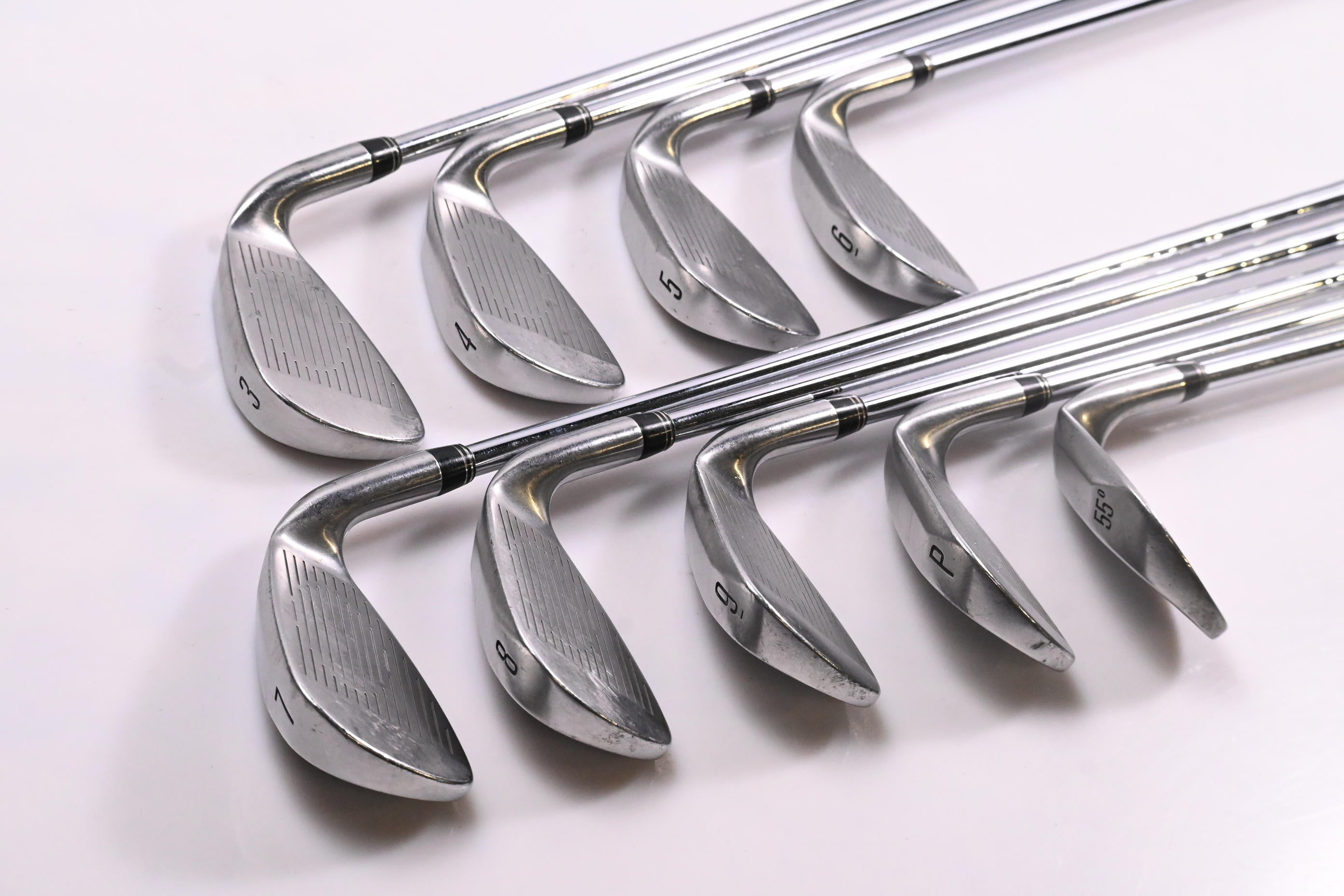 Left Hand King Cobra SS Irons / 3-PW+SW / Regular Flex Cobra 105 Shafts
