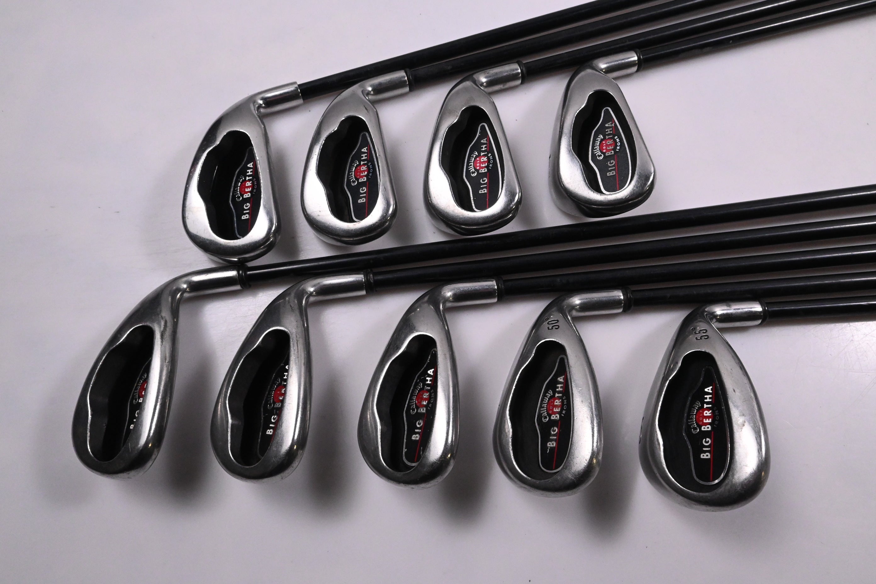 Callaway Big Bertha 2004 Irons / 4-10i+GW+SW / Regular Flex Callaway RCH 75