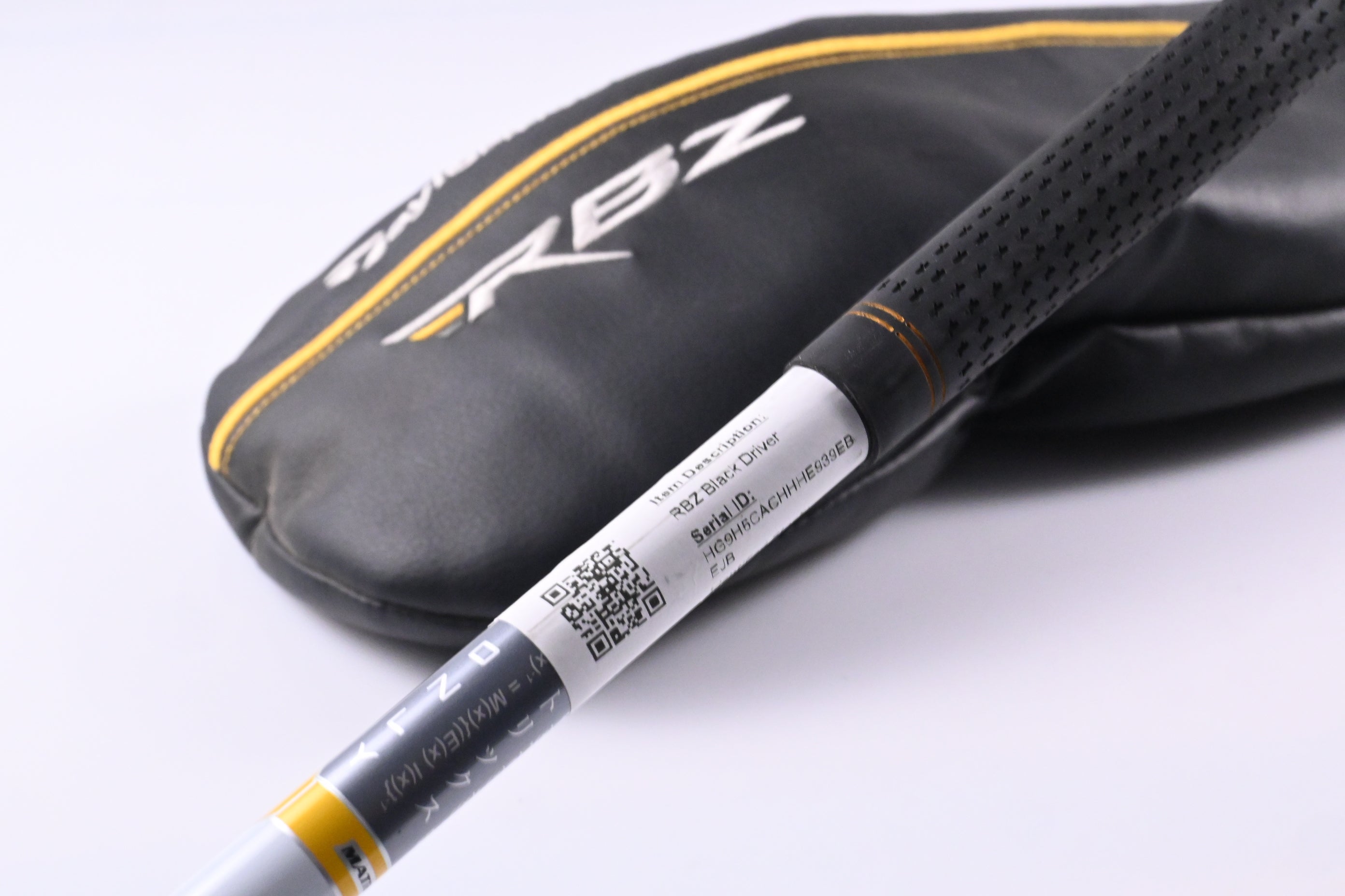 Taylormade RBZ Black Driver / 10.5 Degree / Regular Flex Matrix White Tie X4 55