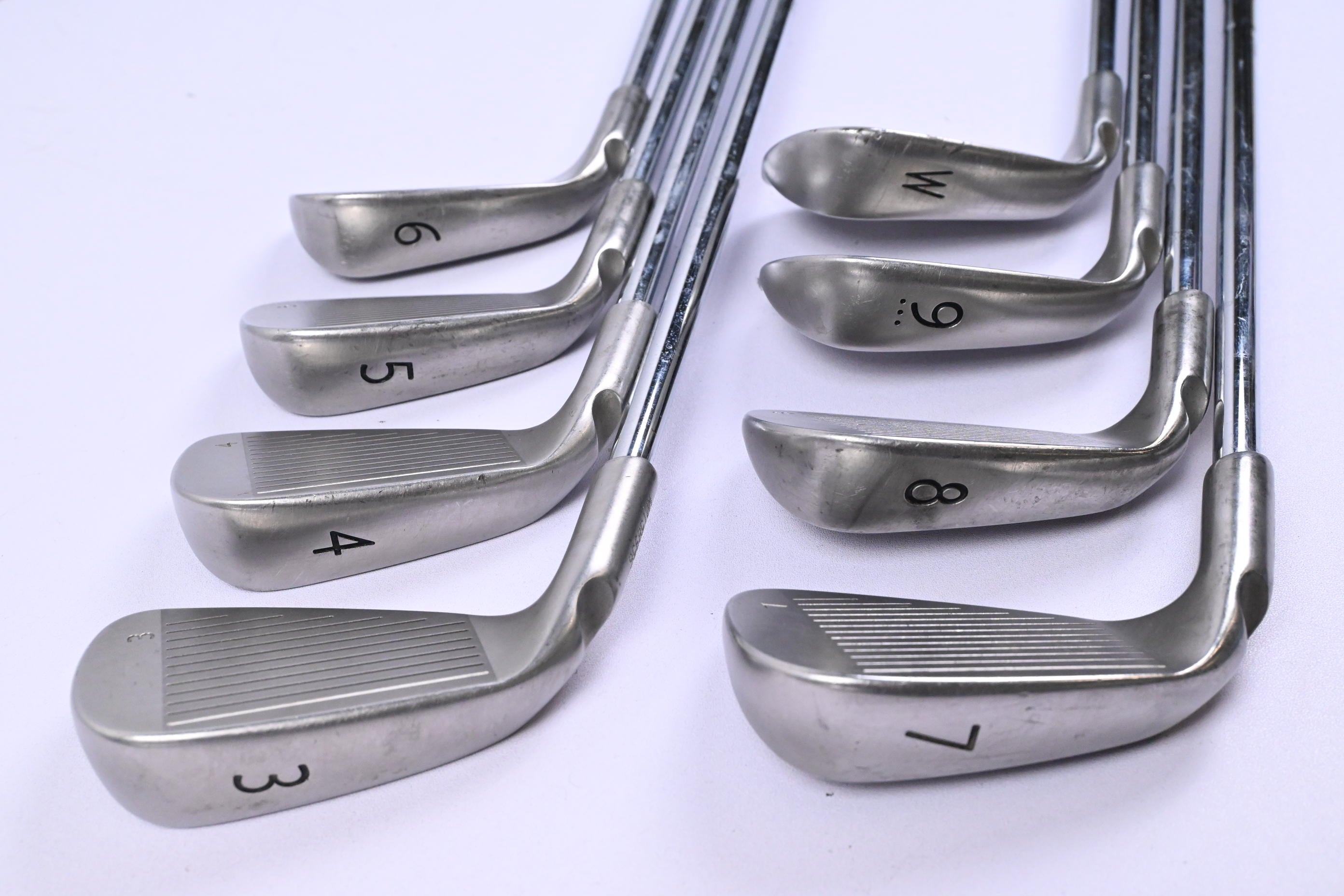 Ping i15 Irons / 3-PW / Green Dot / Stiff Flex Ping AWT Shafts