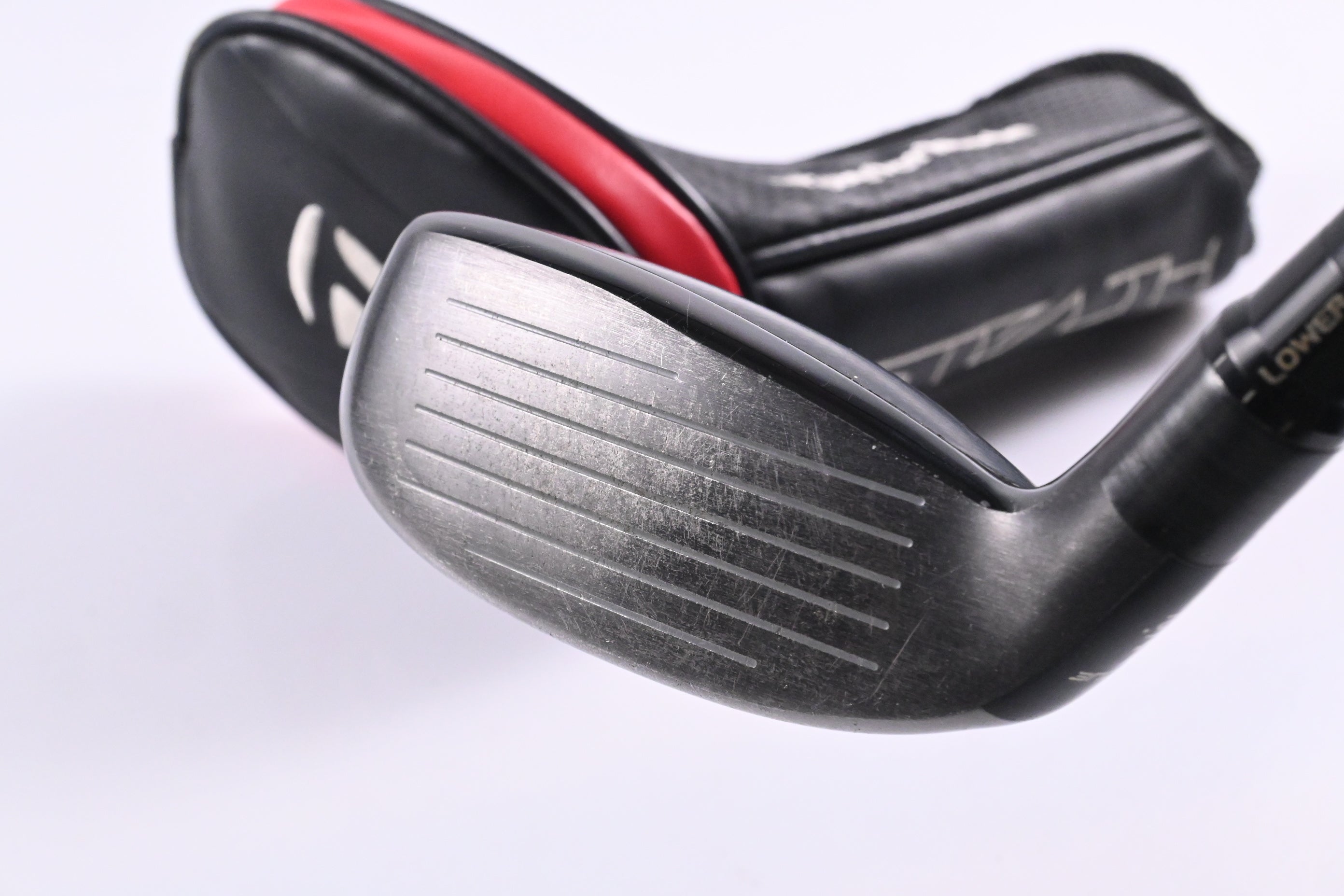 Taylormade Stealth Plus #4 Hybrid / 22 Degree / Stiff Flex HZRDUS RDX Smoke Red