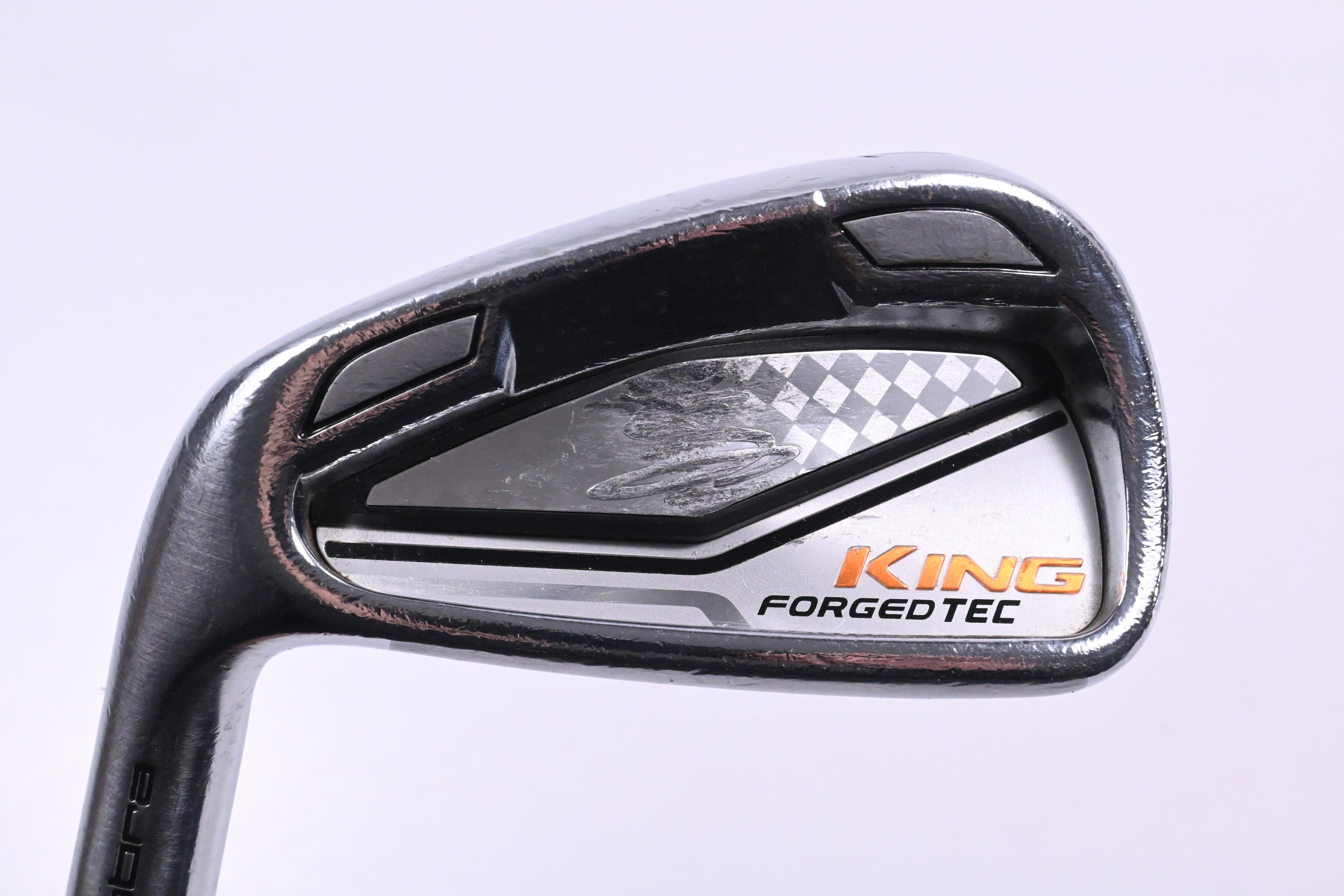 Left Hand Cobra King Forged Tec #7 Iron / Stiff Flex KBS Tour C-Taper Lite 110