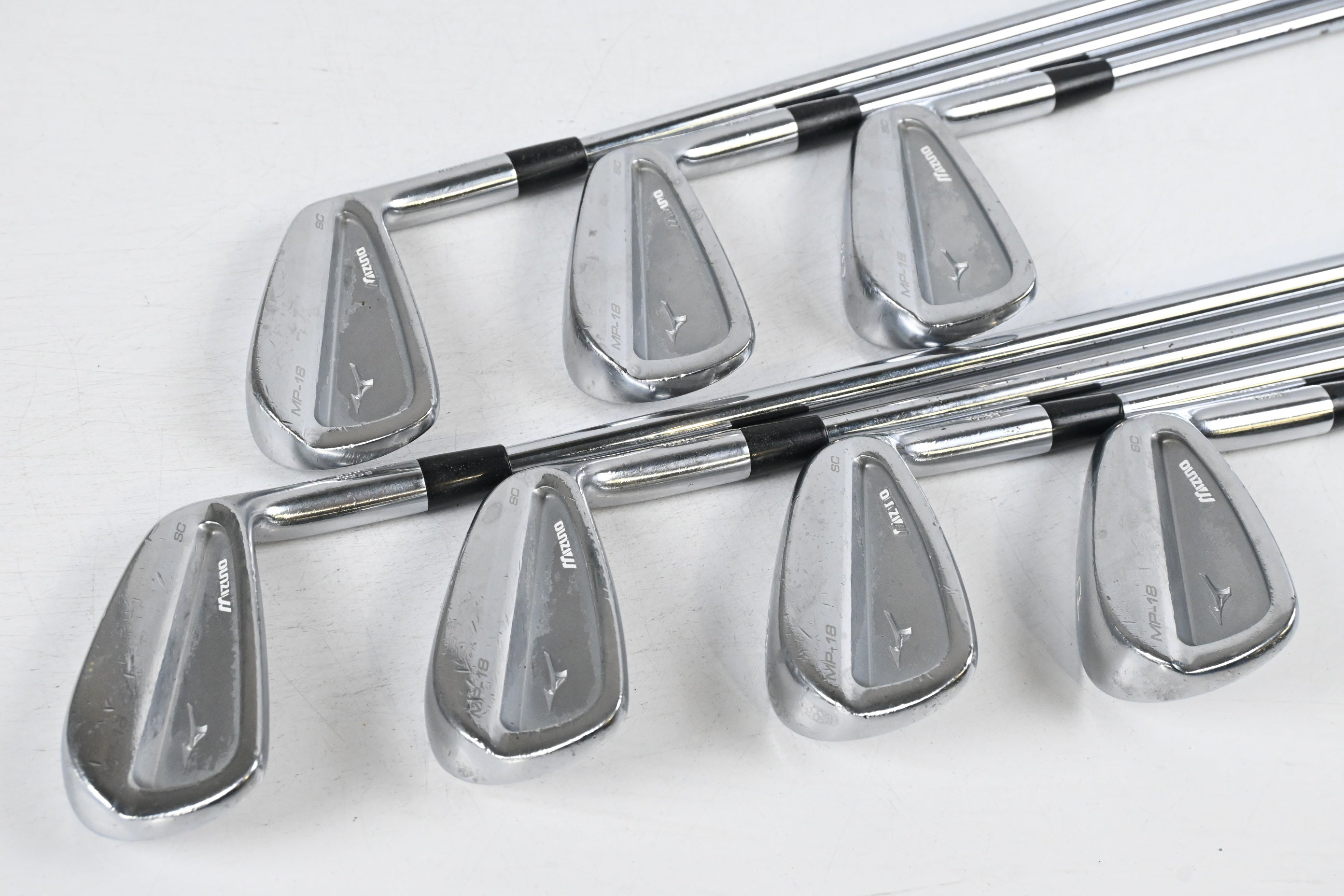 Mizuno MP-18 SC Irons / 4-PW / Stiff Flex Project X Rifle Shafts