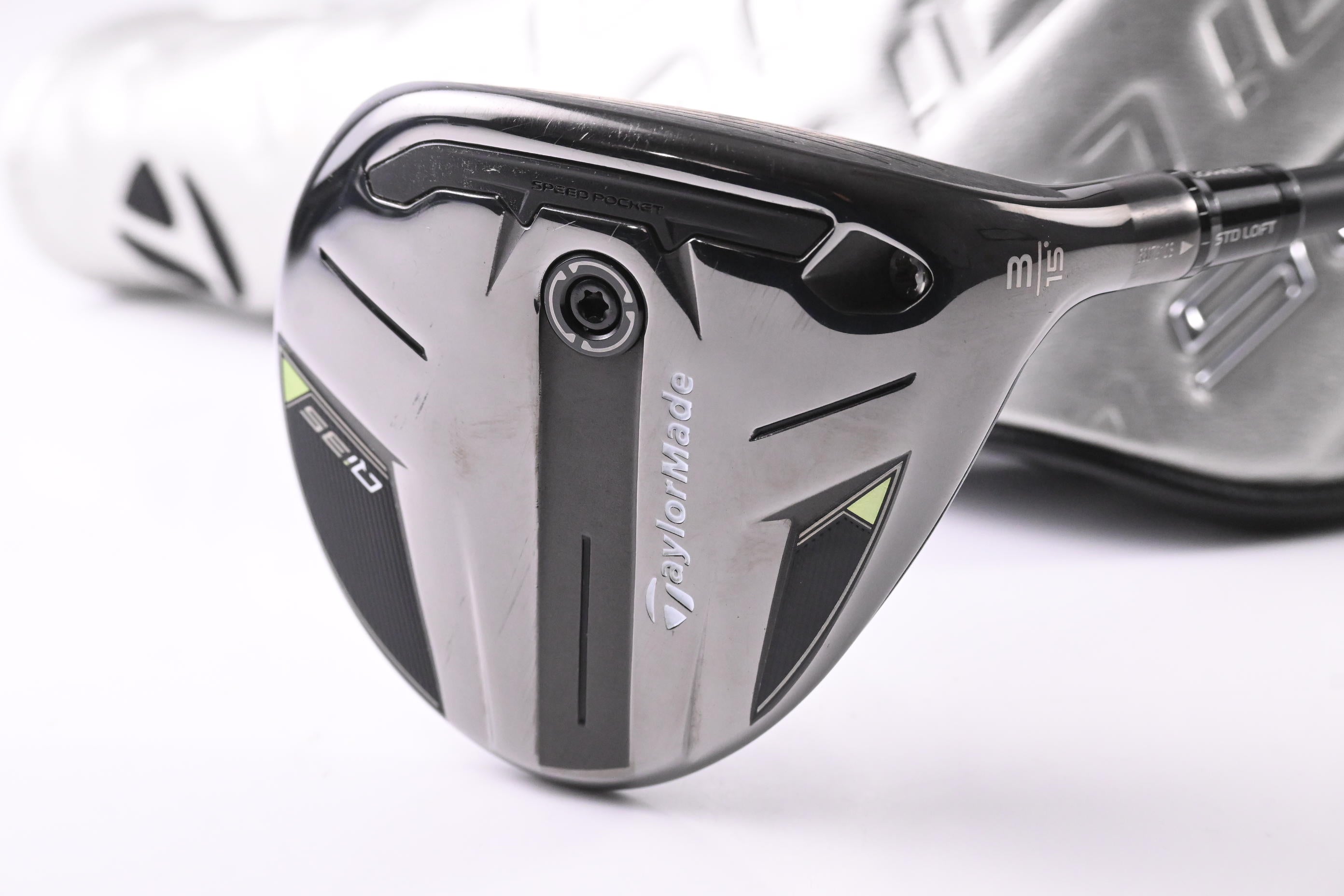 Taylormade Qi35 #3 Wood / 15 Degree / Stiff Flex Kai'Li Dark Waves Blue 75 Shaft
