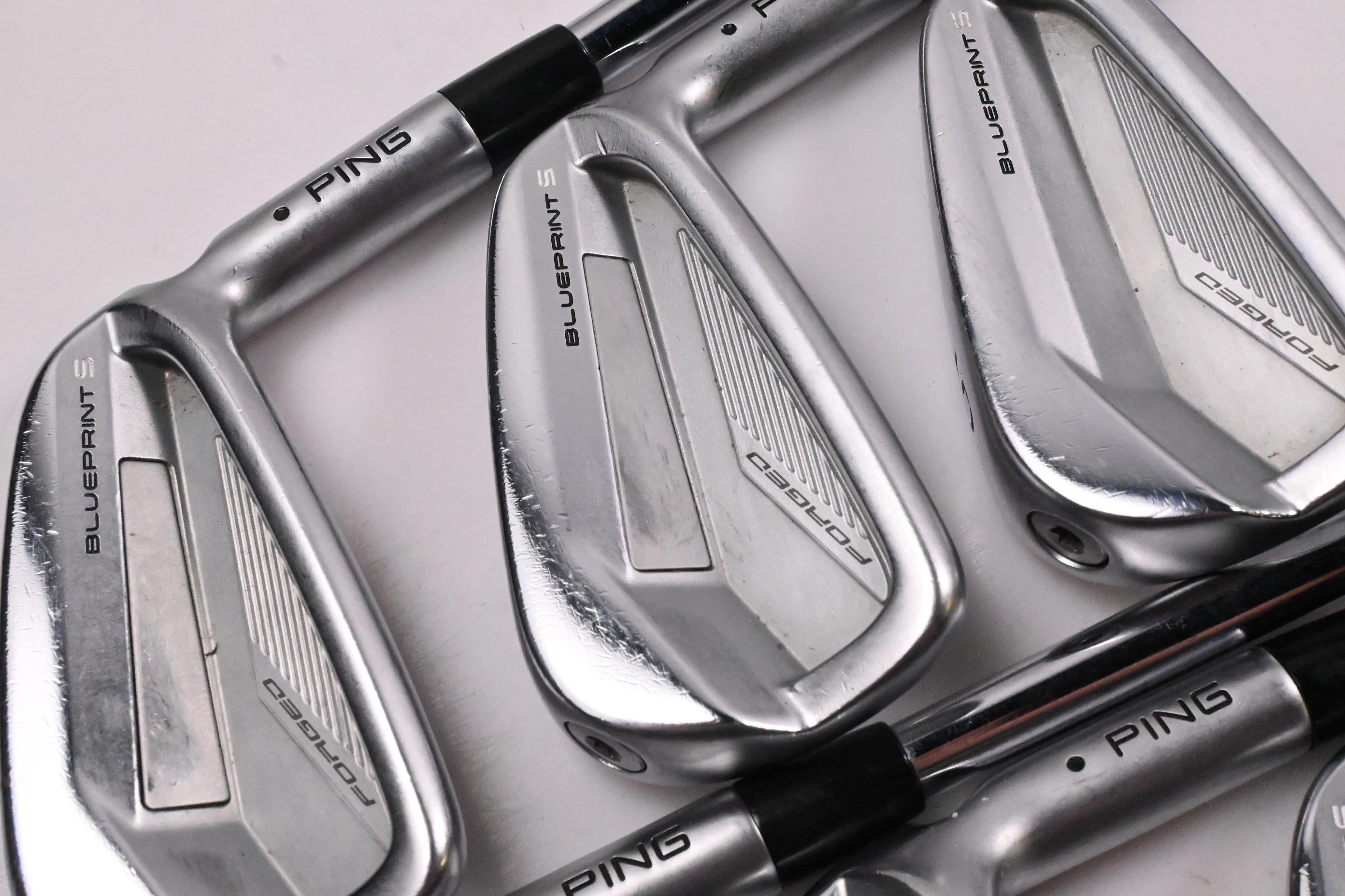 Ping Blueprint S Irons / 4-PW / Black Dot / X-Flex KBS Tour 130 Steel Shafts