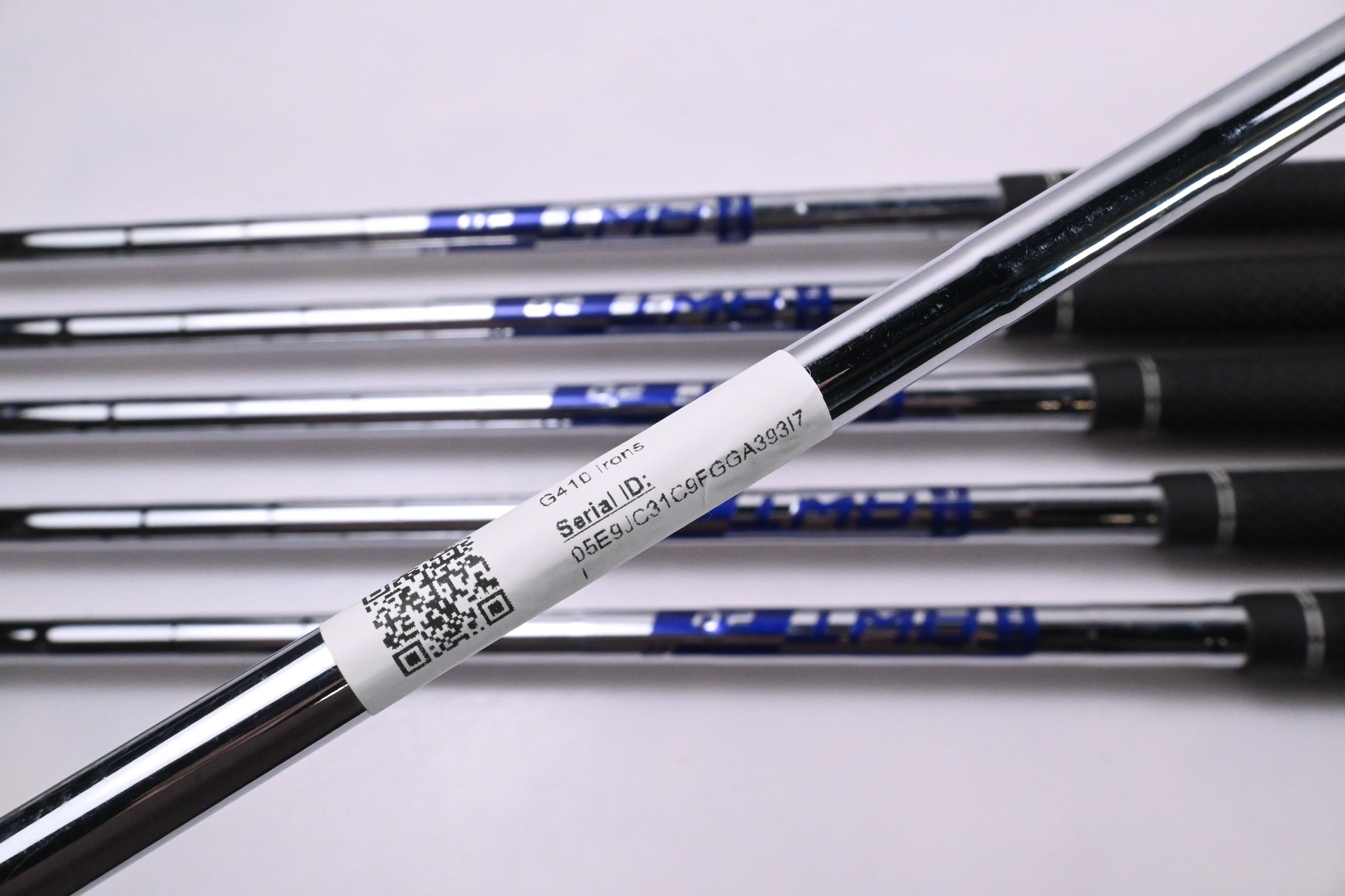 Left Hand Ping G410 Irons / 6-PW+SW / Green Dot / Regular Flex Ping AWT 2.0