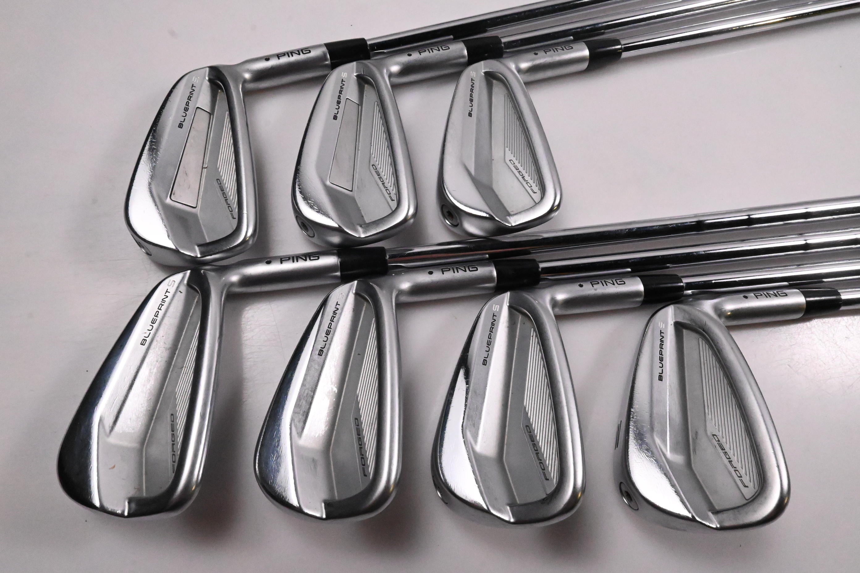 Ping Blueprint S Irons / 4-PW / Black Dot / X-Flex KBS Tour 130 Steel Shafts