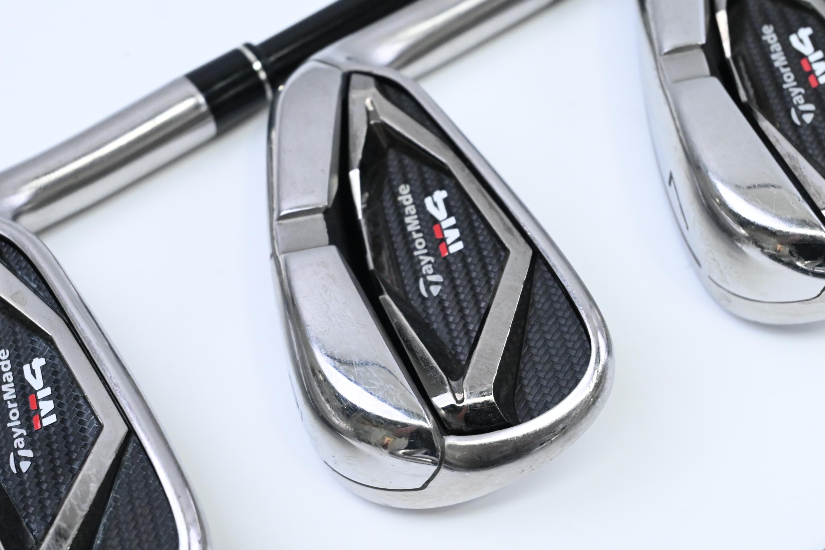 Taylormade M4 Irons / 5-PW / Stiff Flex Fujikura Atmos Red 7 Shafts