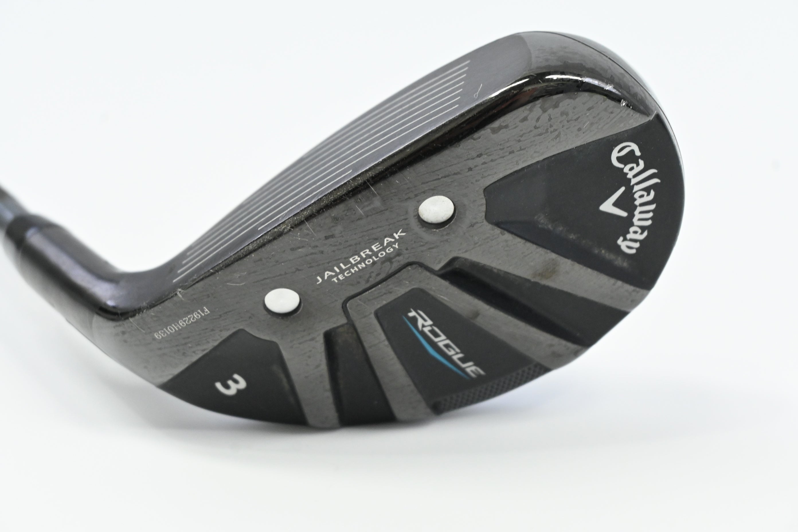 Left Hand Callaway Rogue #3 Hybrid / 19 Degree / Regular Flex HZRDUS Gen4 Silver