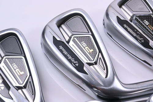 Left Hand Taylormade PSi Irons / 4-PW / Stiff Flex KBS Tour C-Taper 105 Shafts