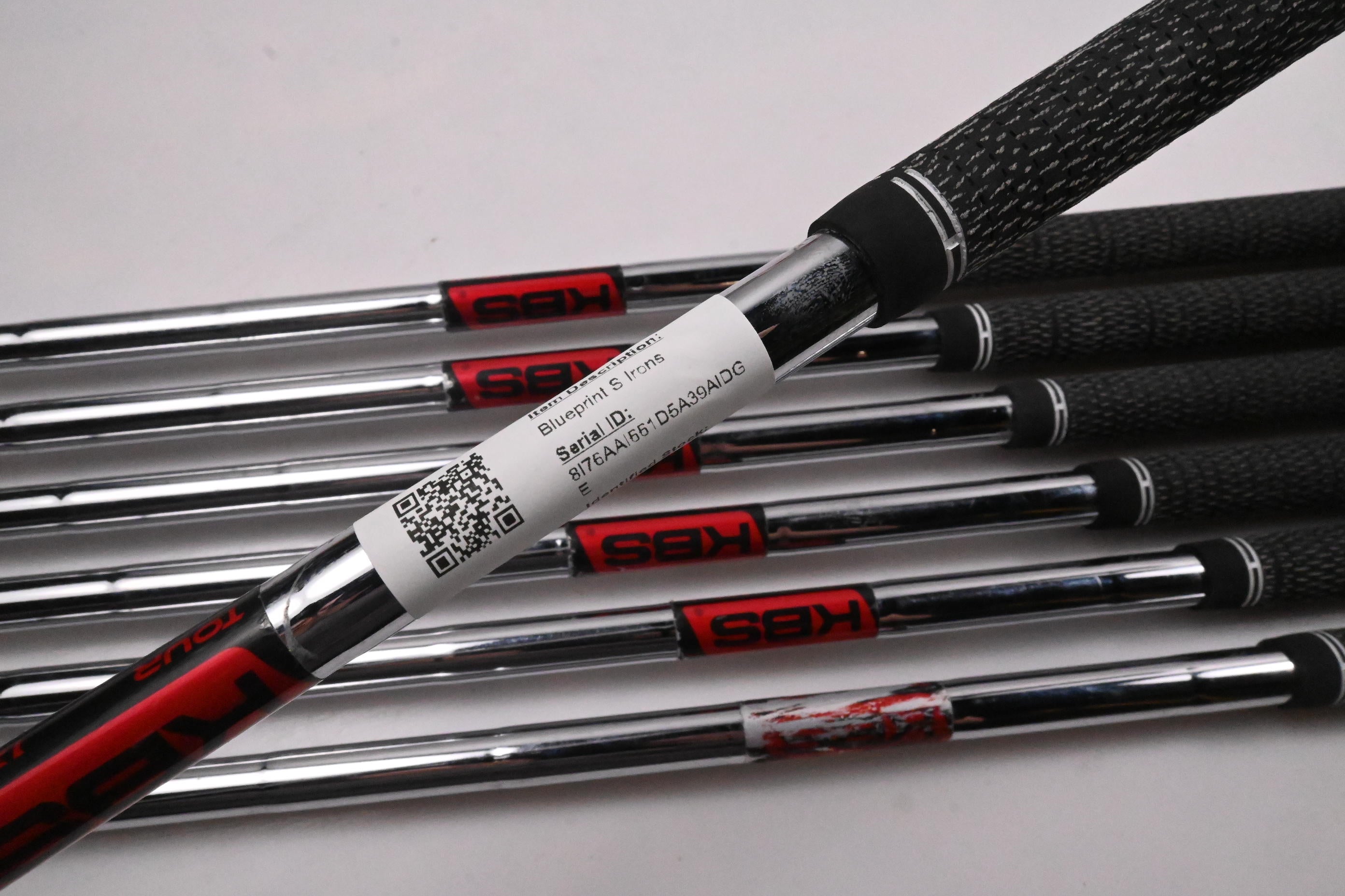 Ping Blueprint S Irons / 4-PW / Black Dot / X-Flex KBS Tour 130 Steel Shafts