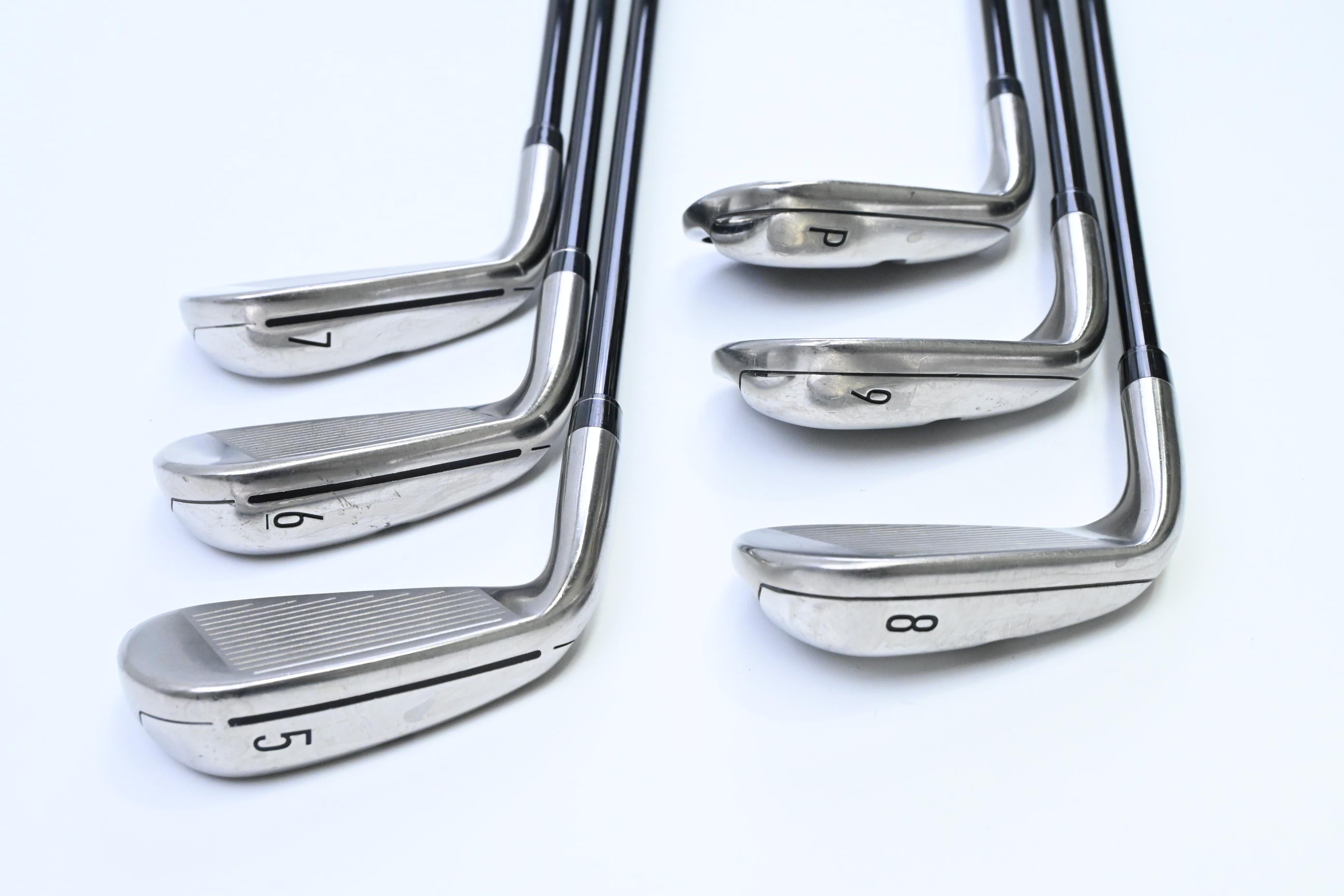 Taylormade M4 Irons / 5-PW / Stiff Flex Fujikura Atmos Red 7 Shafts