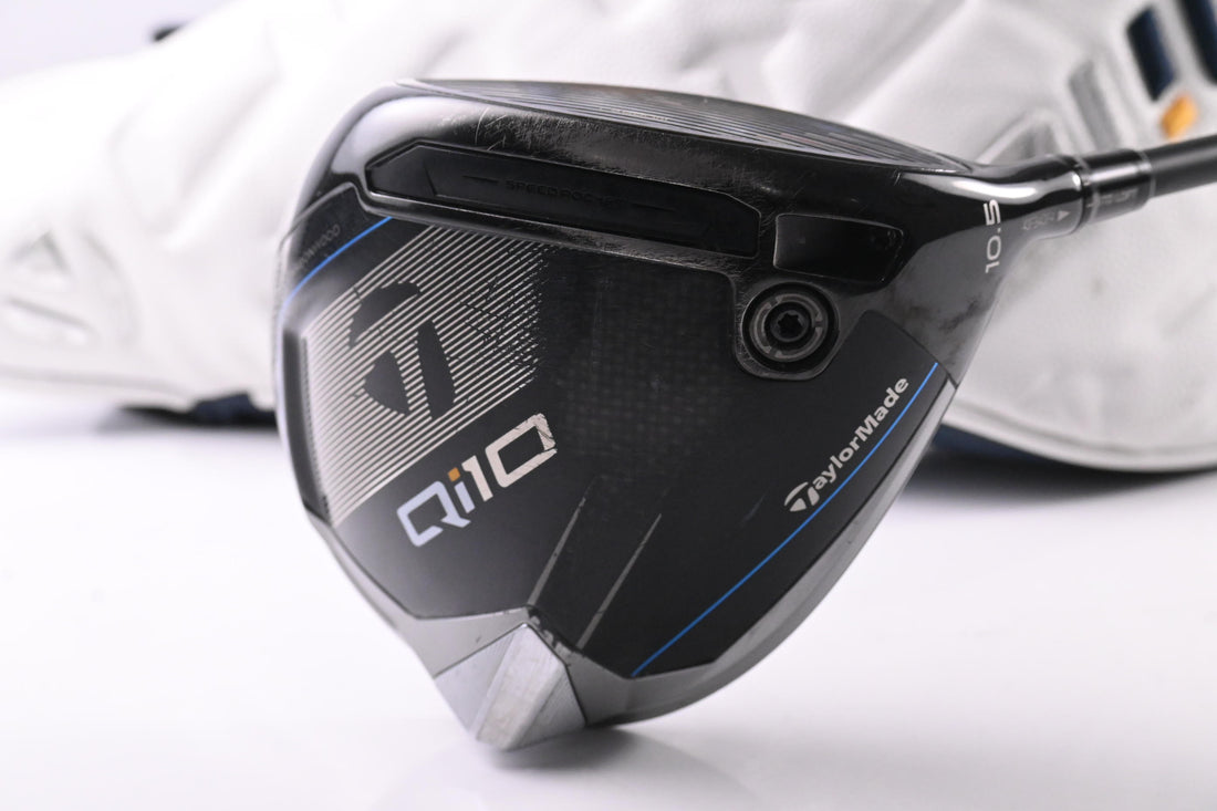Taylormade Qi10 Driver / 10.5 Degree / Stiff Flex Kai'li DarkWave CB Blue 60 Shaft
