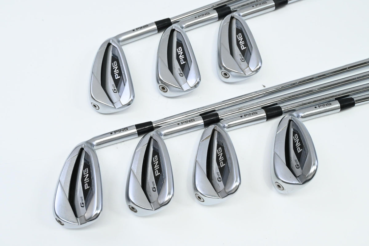 Ping G425 Irons / 5-PW+SW / Black Dot / Regular Flex Ping AWT 2.0 Shafts