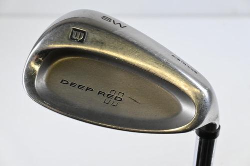 Wilson Deep Red Sand Wedge / 56 Degree / Regular Flex Wilson Step Control Steel Shaft