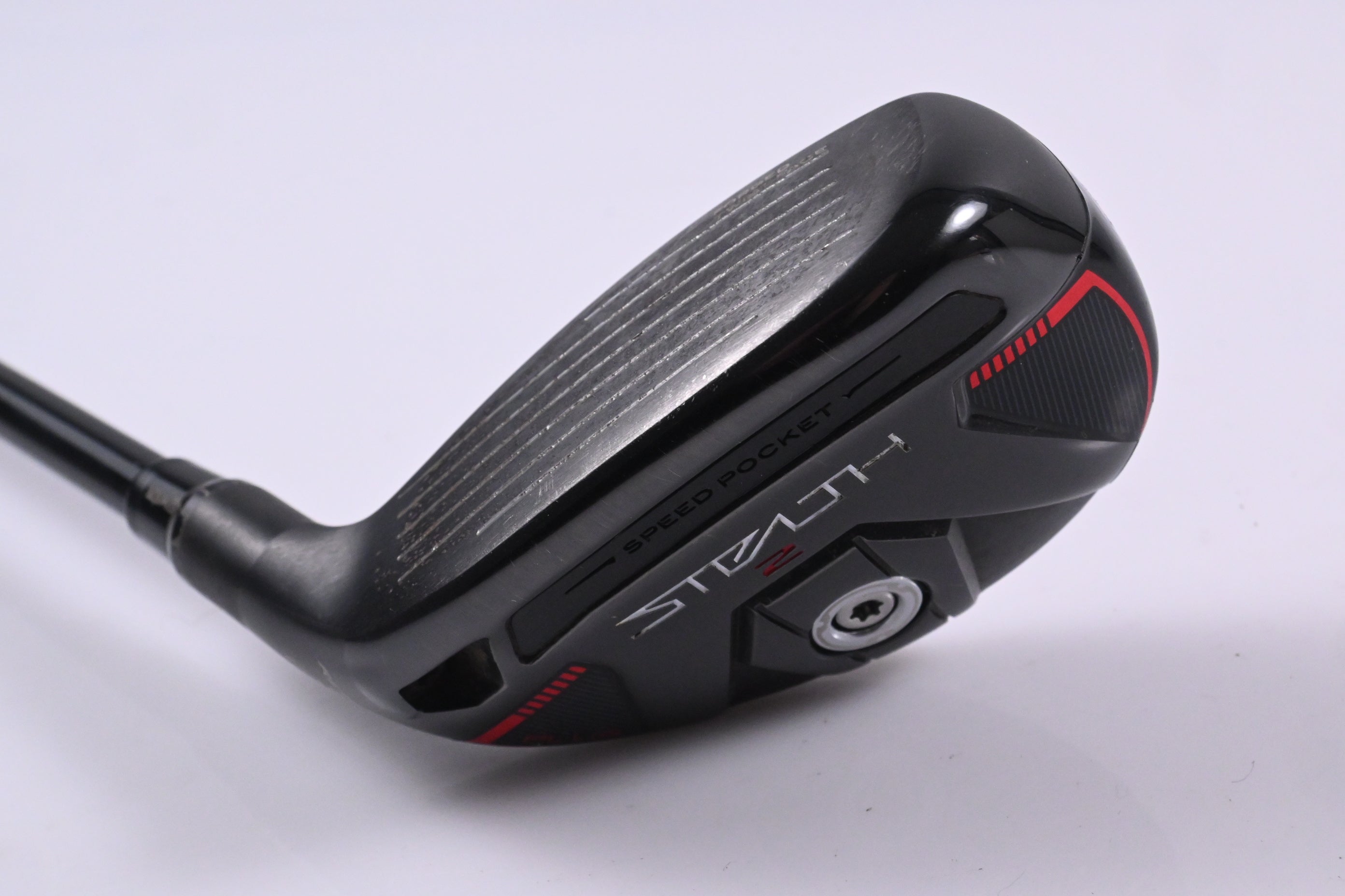 Left Hand Taylormade Stealth 2 Plus #3 Hybrid / 19.5 Degree / Stiff Flex HZRDUS